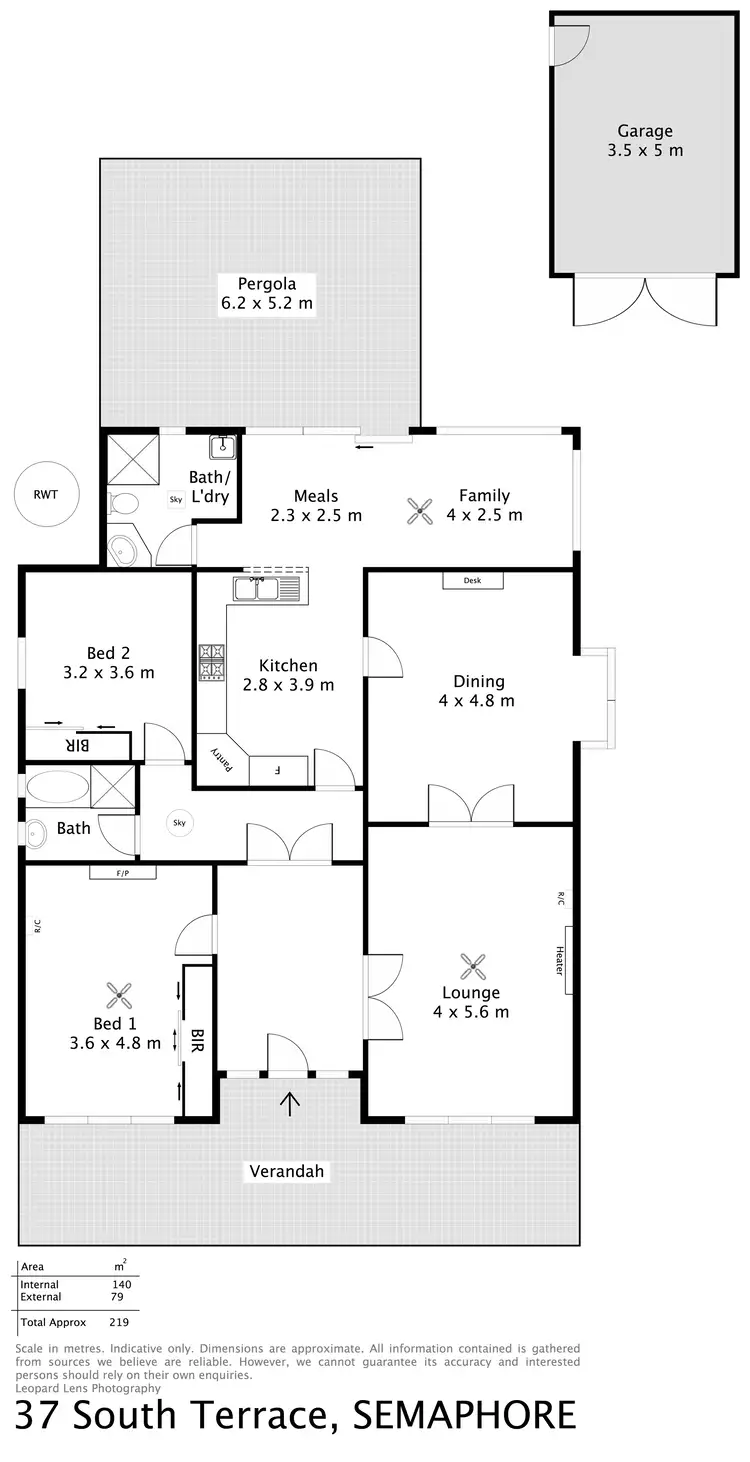 Floorplan of Homely house listing, 37 South Terrace, Semaphore SA 5019