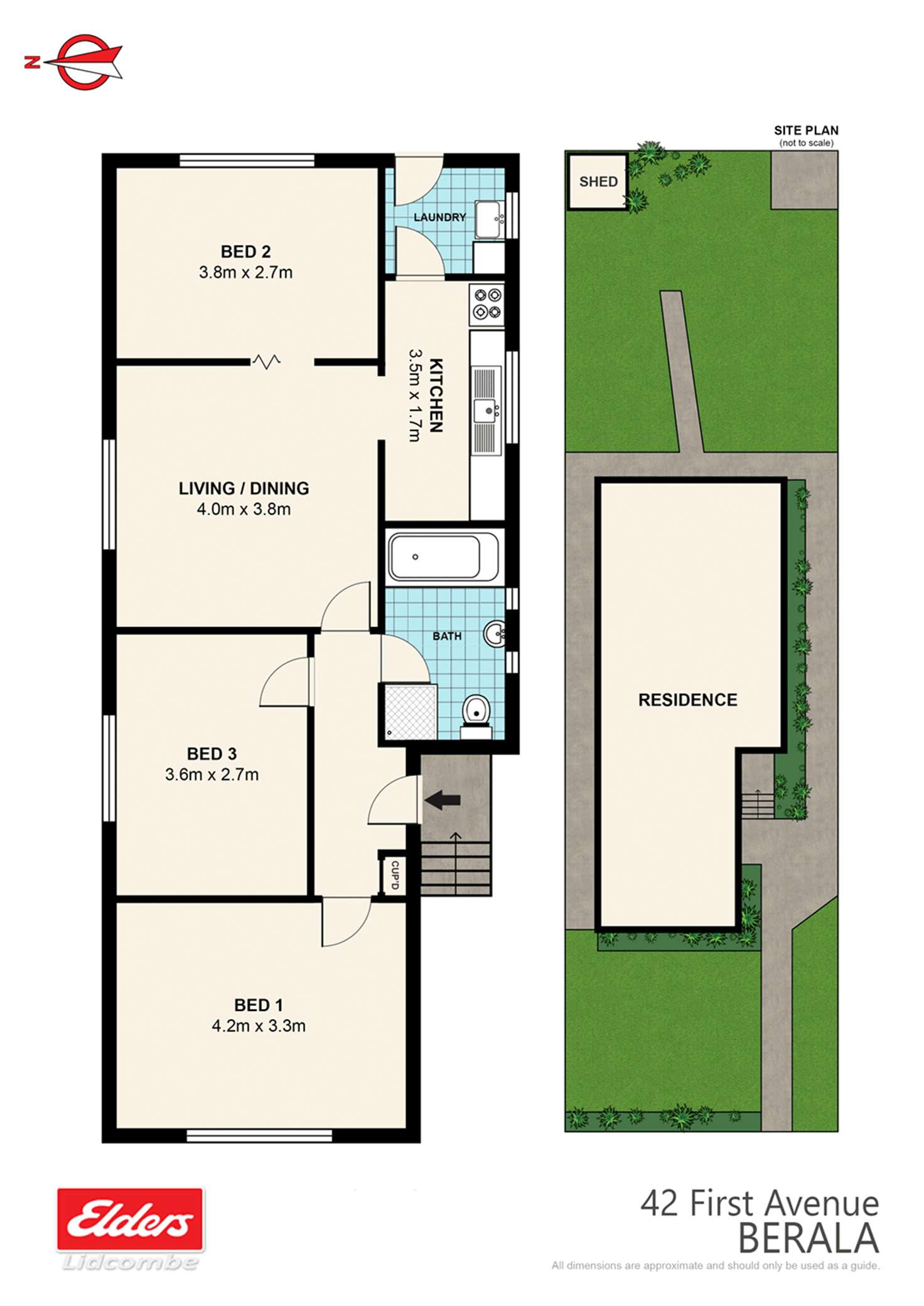 Floorplan of Homely house listing, 42 First Avenue, Berala NSW 2141