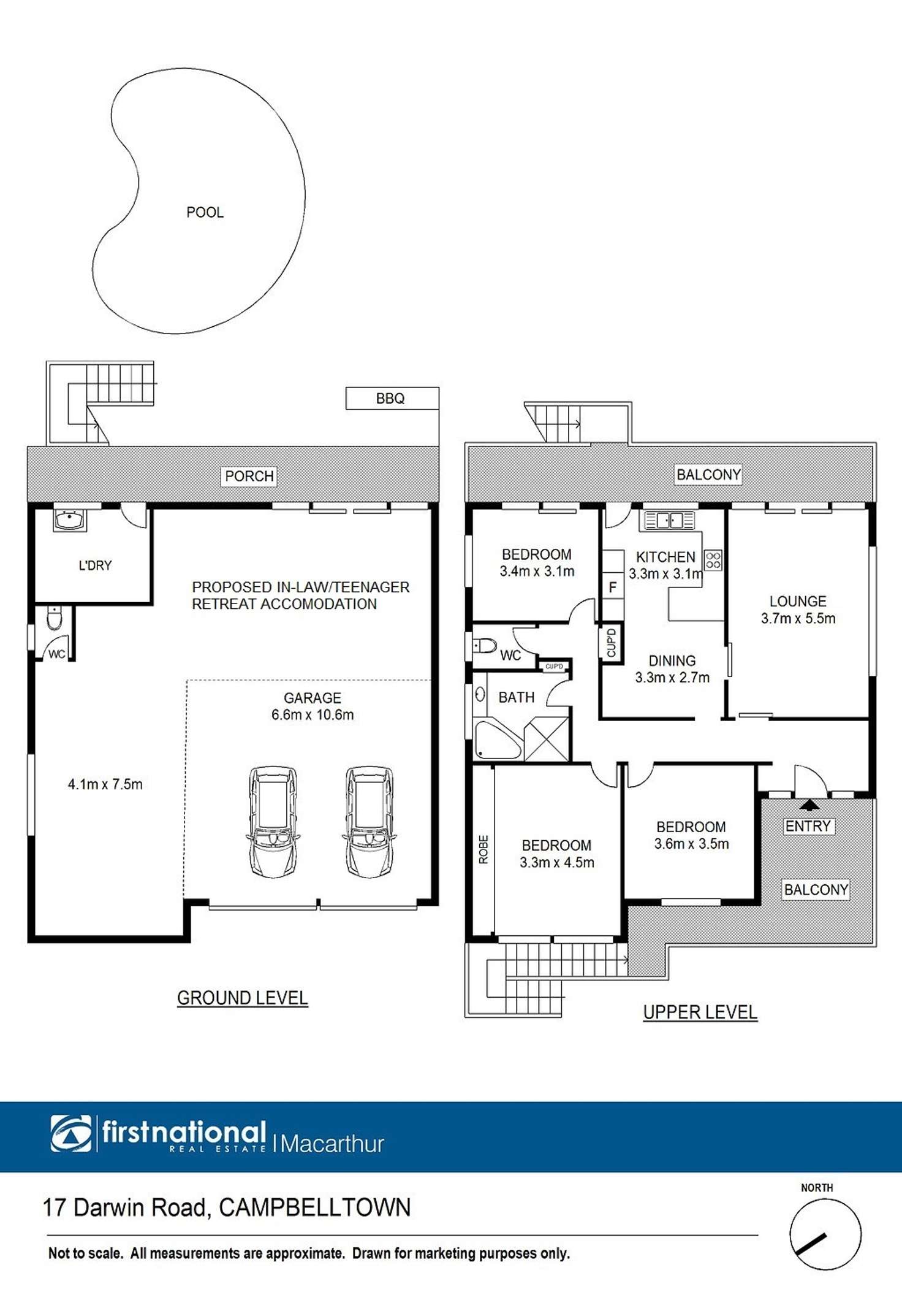 Floorplan of Homely house listing, 17 Darwin Road, Campbelltown NSW 2560