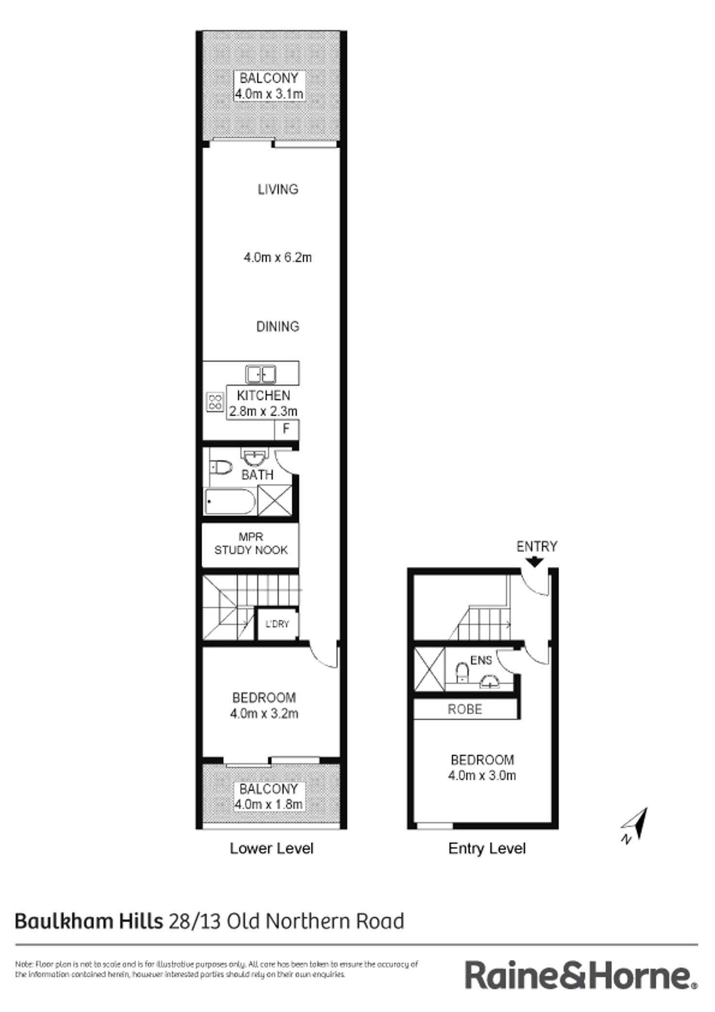 Floorplan of Homely apartment listing, 28/13 Old Northern Road, Baulkham Hills NSW 2153