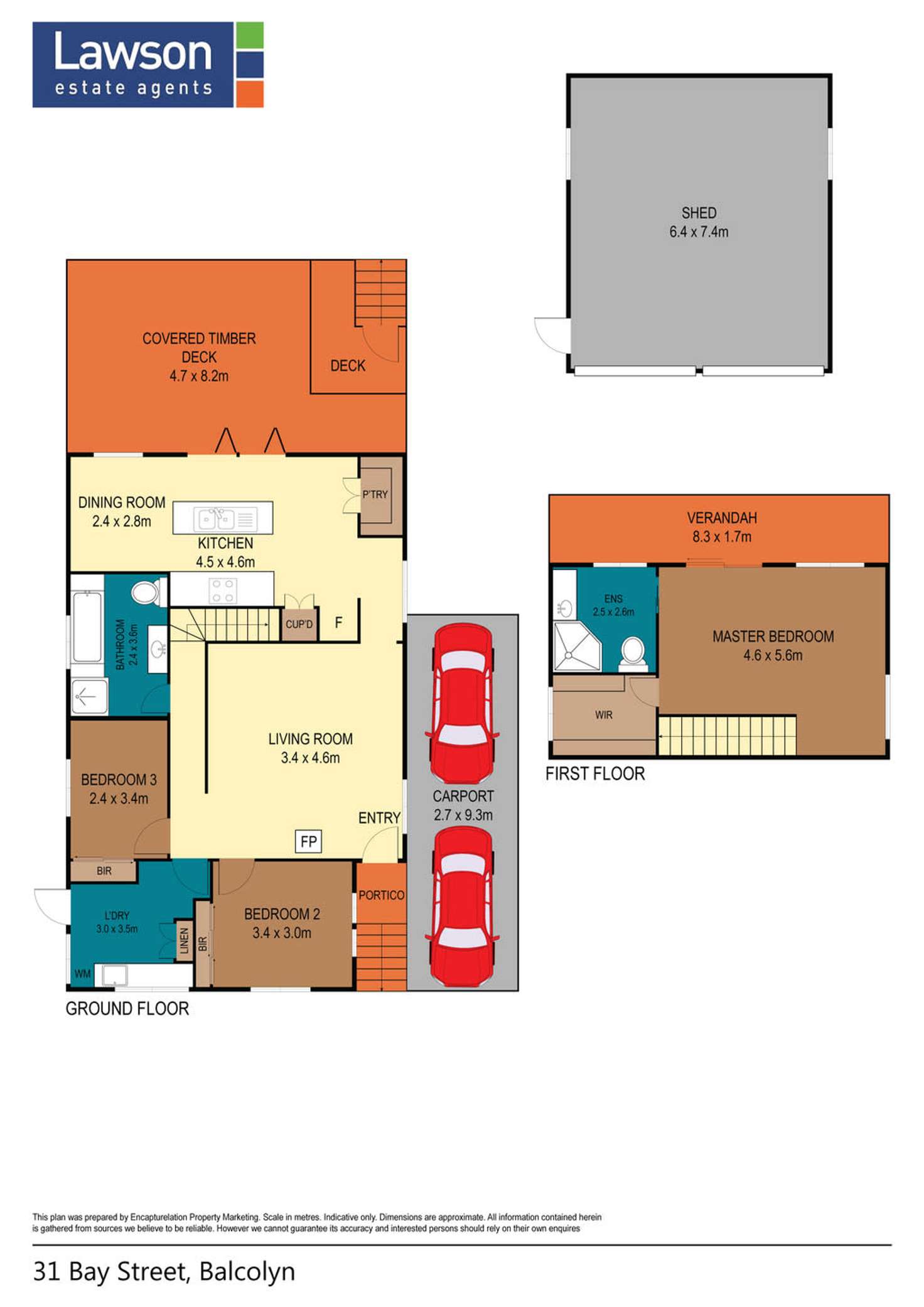 Floorplan of Homely house listing, 31 Bay Street, Balcolyn NSW 2264