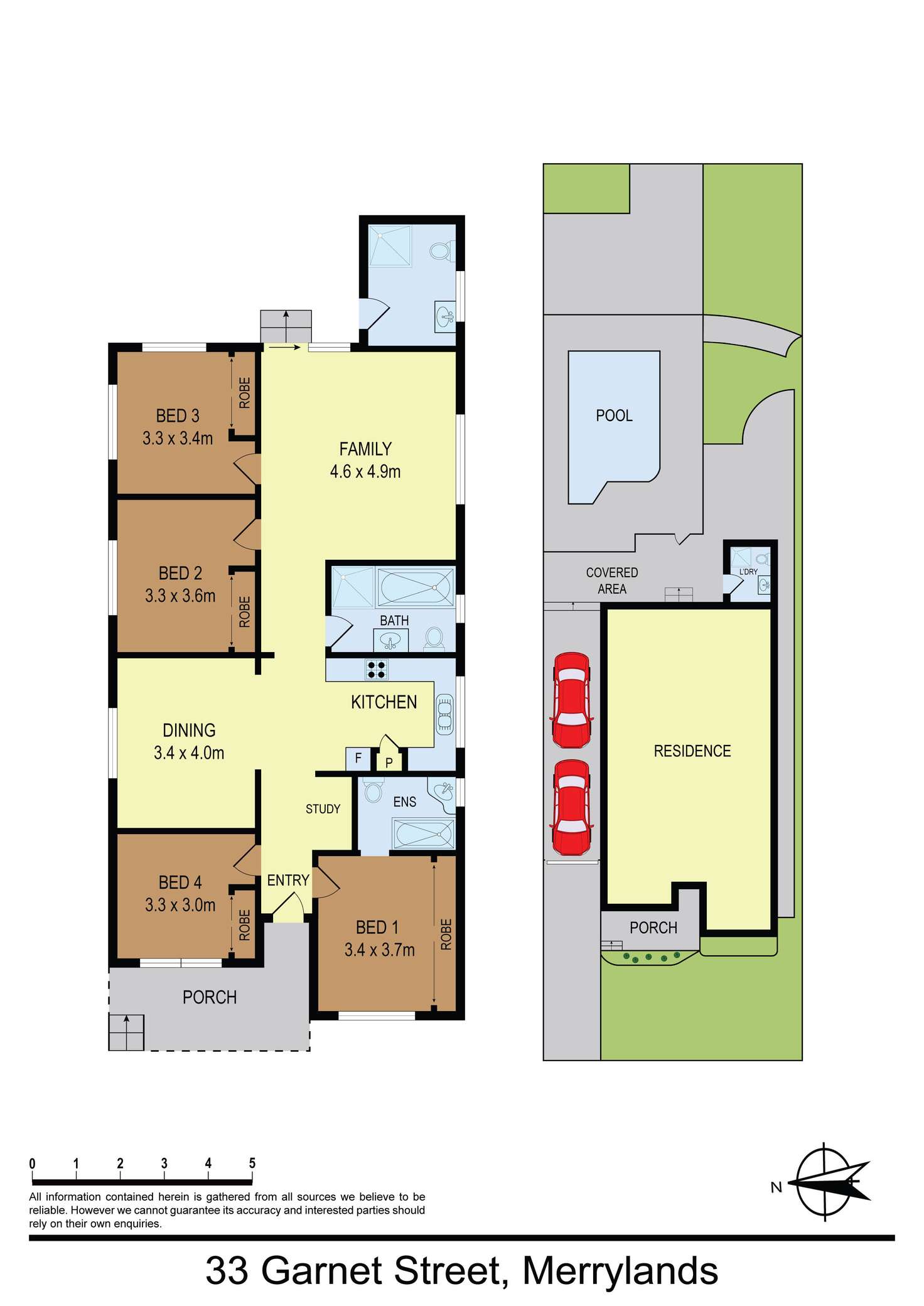 Floorplan of Homely house listing, 33 Garnet Street, Merrylands NSW 2160
