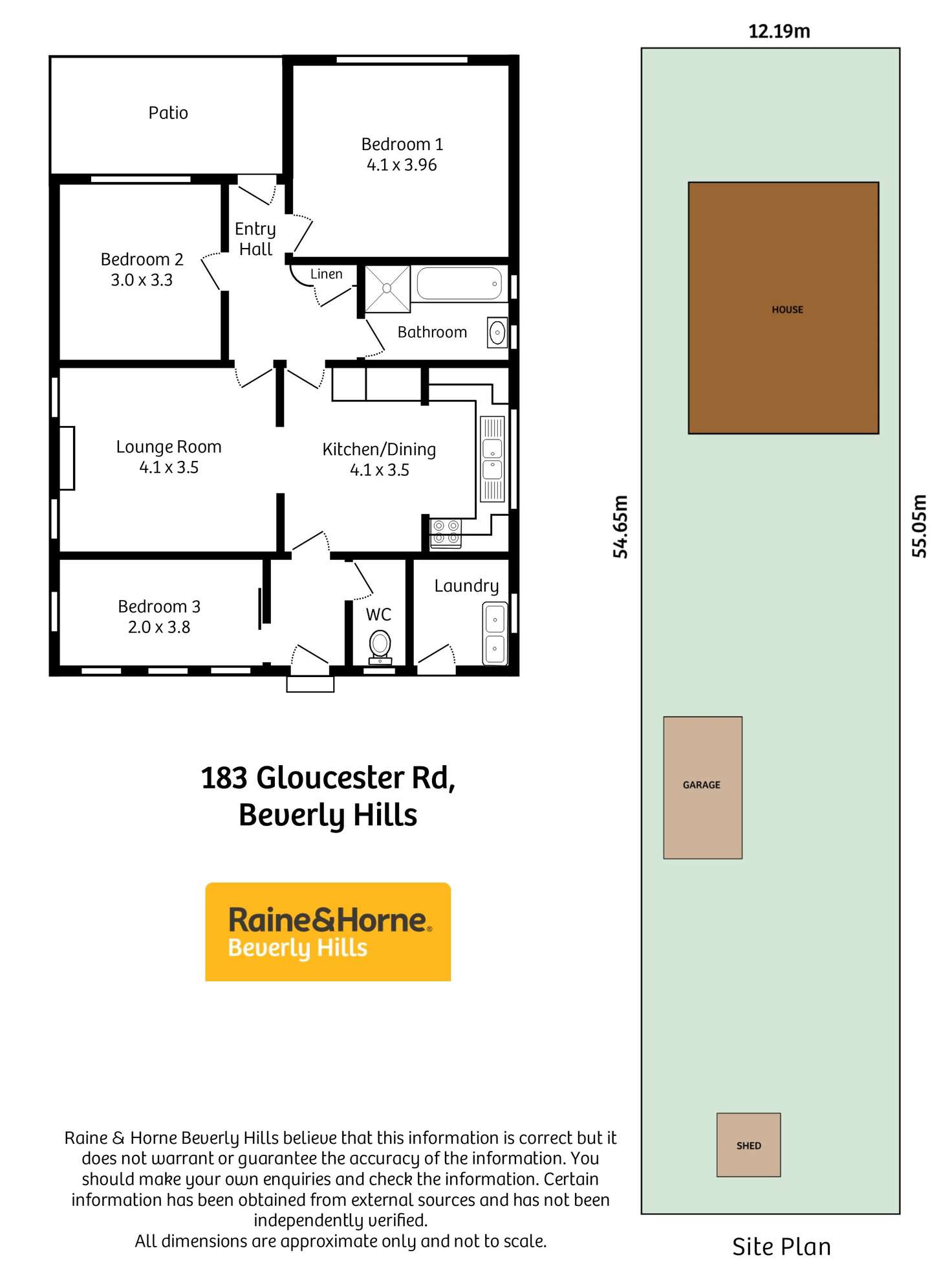 Floorplan of Homely house listing, 183 Gloucester Road, Beverly Hills NSW 2209