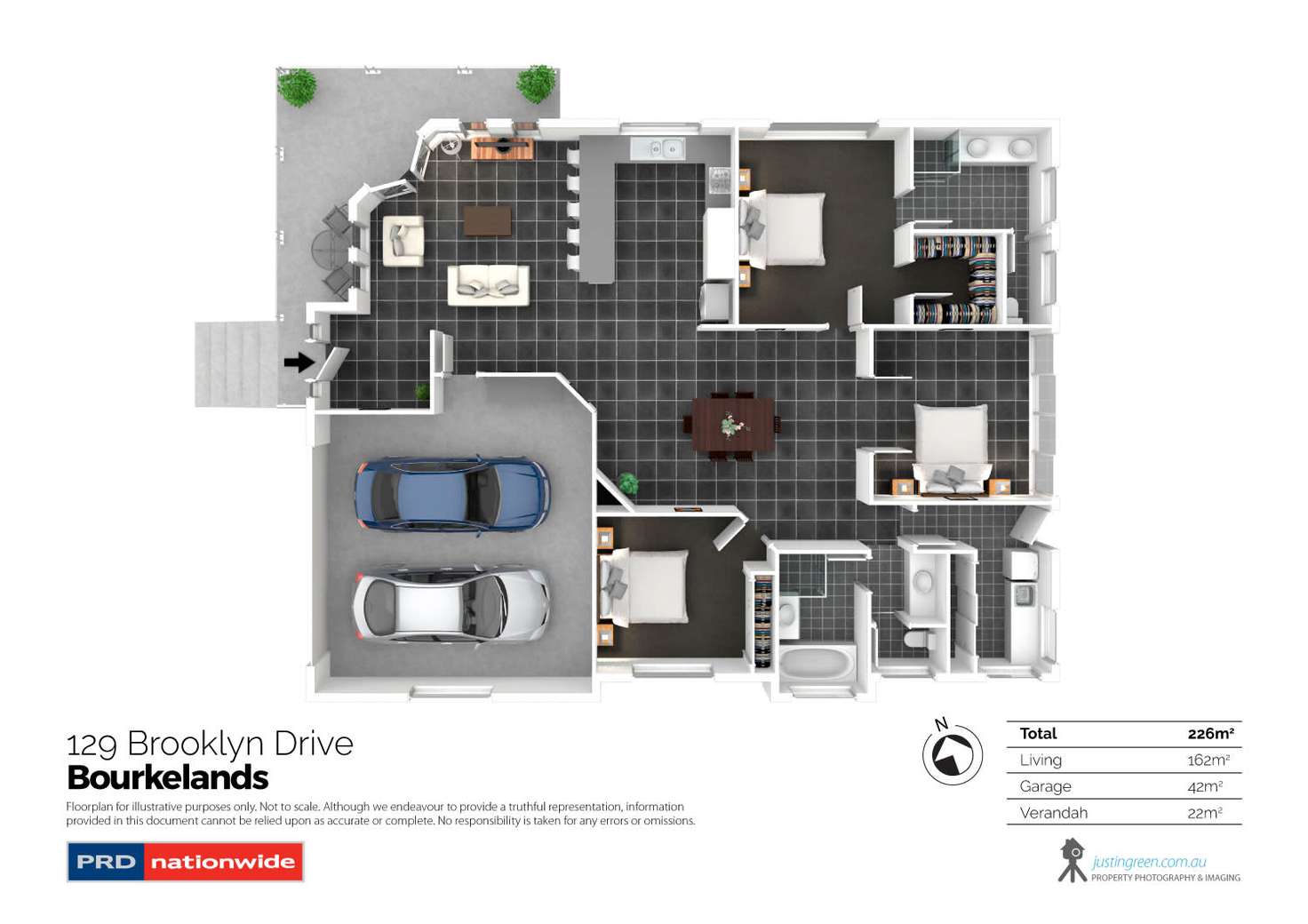 Floorplan of Homely house listing, 129 Brooklyn Drive, Bourkelands NSW 2650