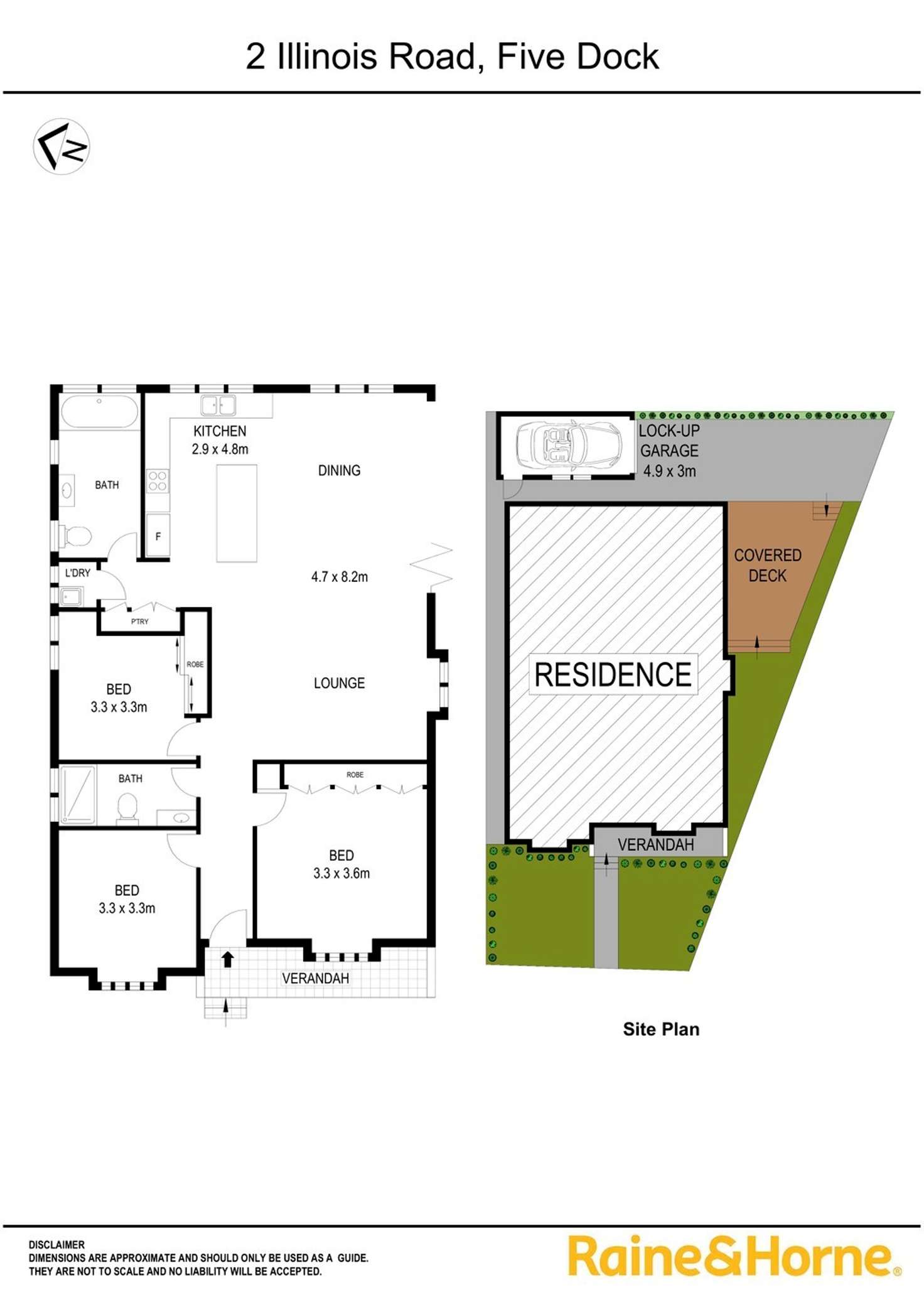 Floorplan of Homely house listing, 2 Illinois Road, Five Dock NSW 2046