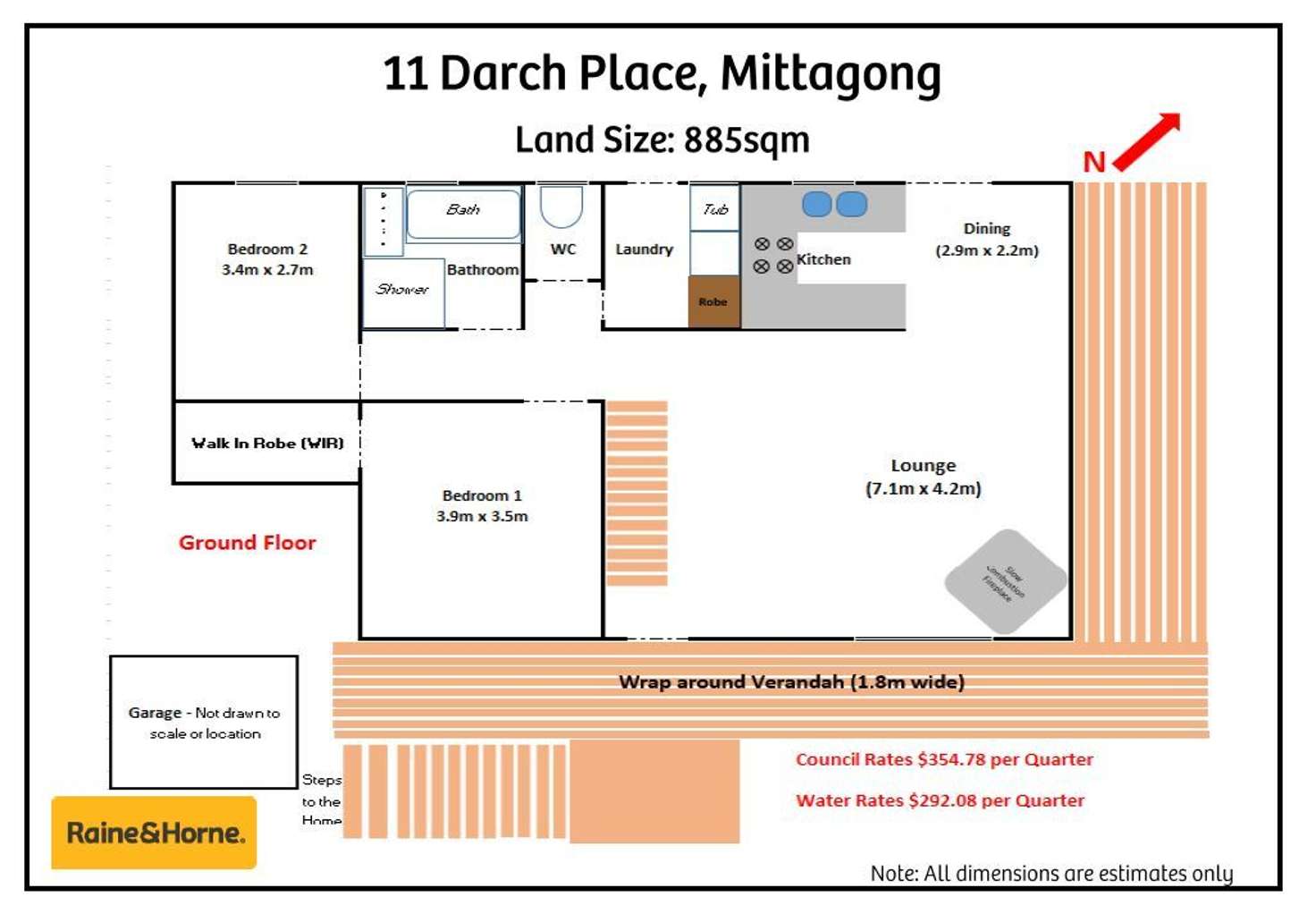 Floorplan of Homely house listing, 11 Darch Place, Mittagong NSW 2575