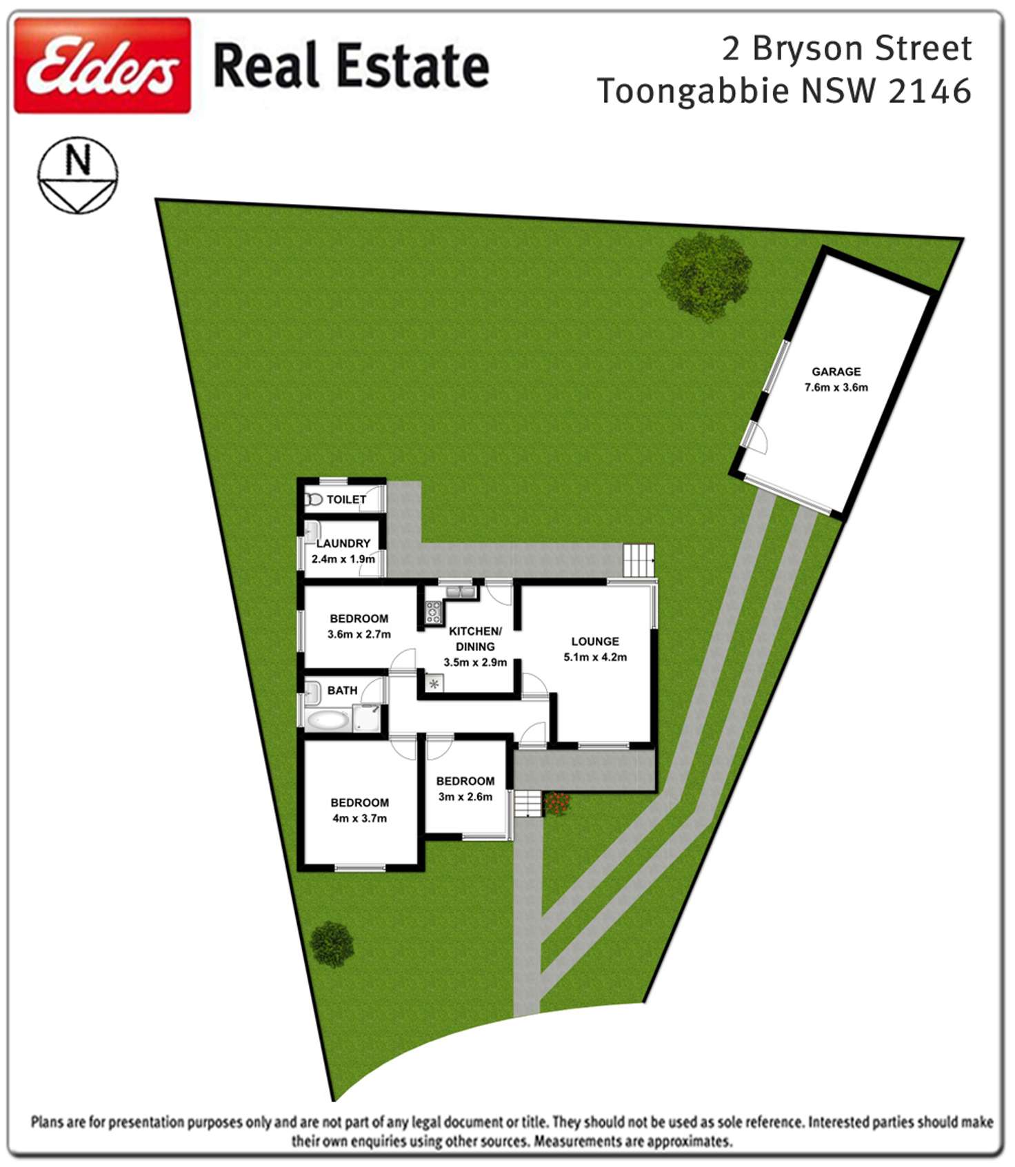 Floorplan of Homely house listing, 2 Bryson Street, Toongabbie NSW 2146