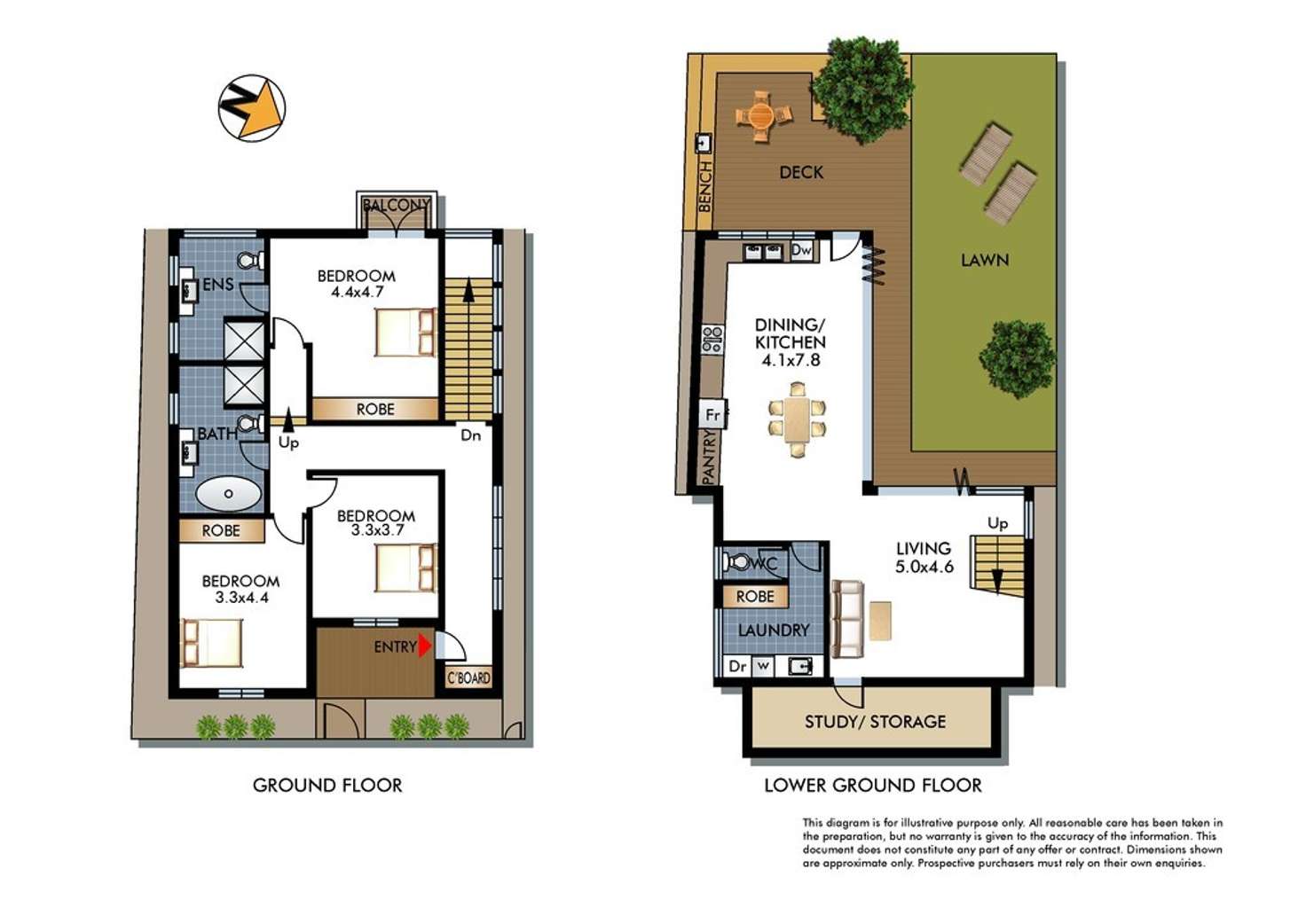 Floorplan of Homely house listing, 18 Cliff Street, Watsons Bay NSW 2030