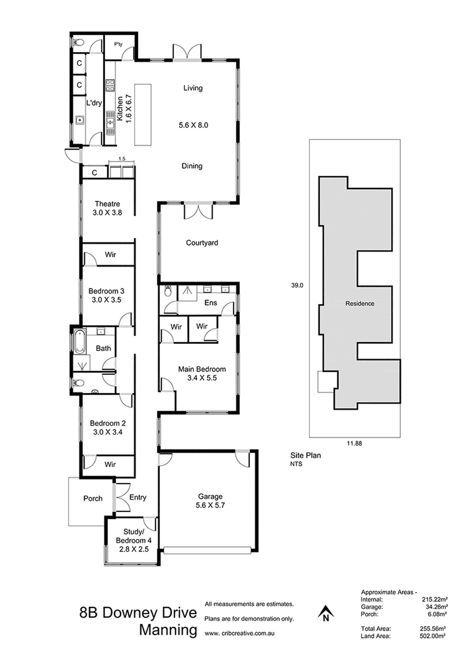 Floorplan of Homely house listing, 8B Downey Drive, Manning WA 6152