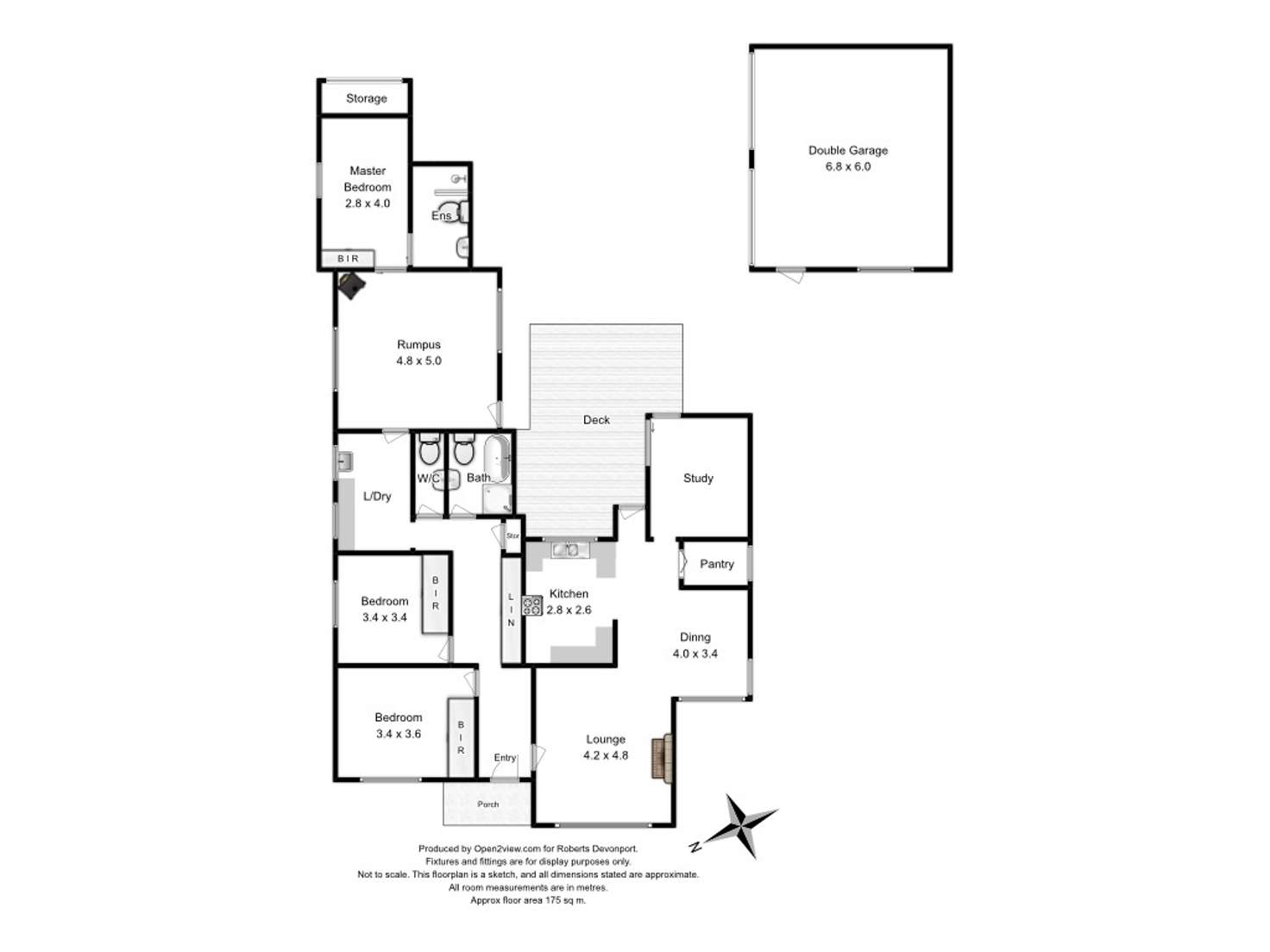 Floorplan of Homely house listing, 51 Hamilton Street, Latrobe TAS 7307