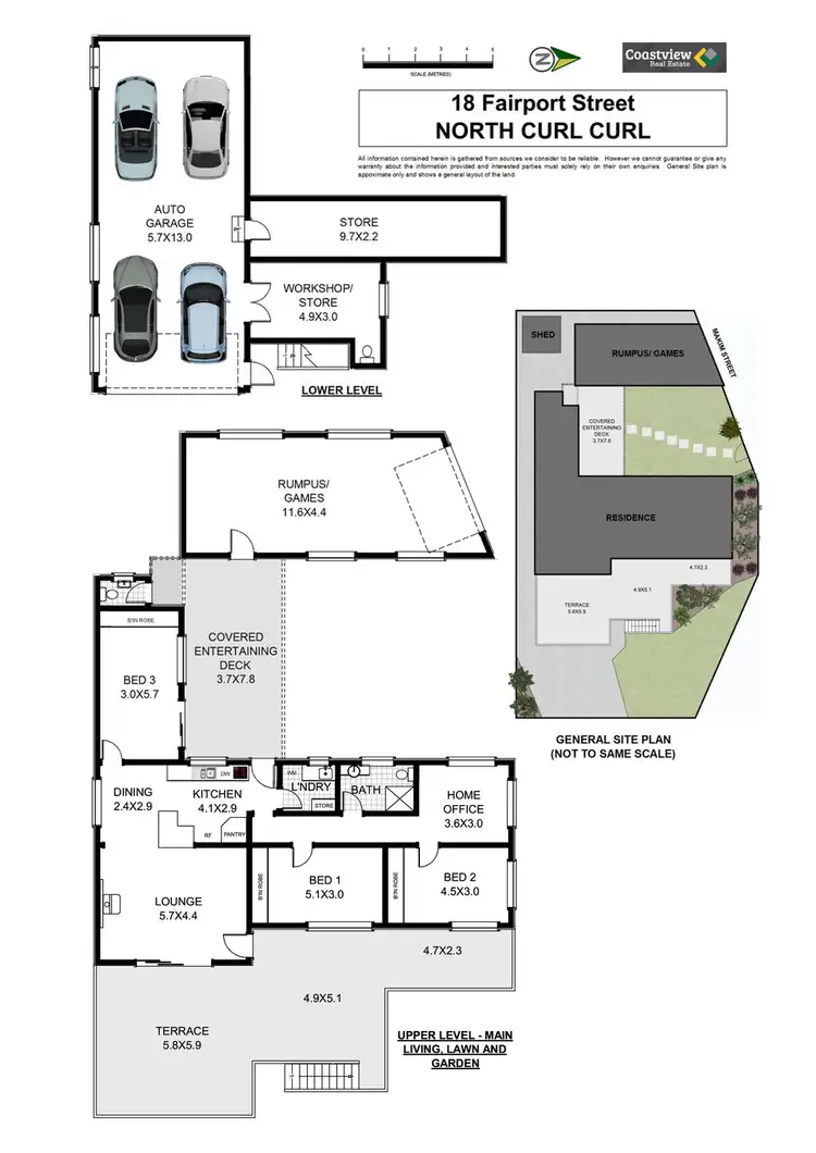 Floorplan of Homely house listing, 18 Fairport Street, North Curl Curl NSW 2099