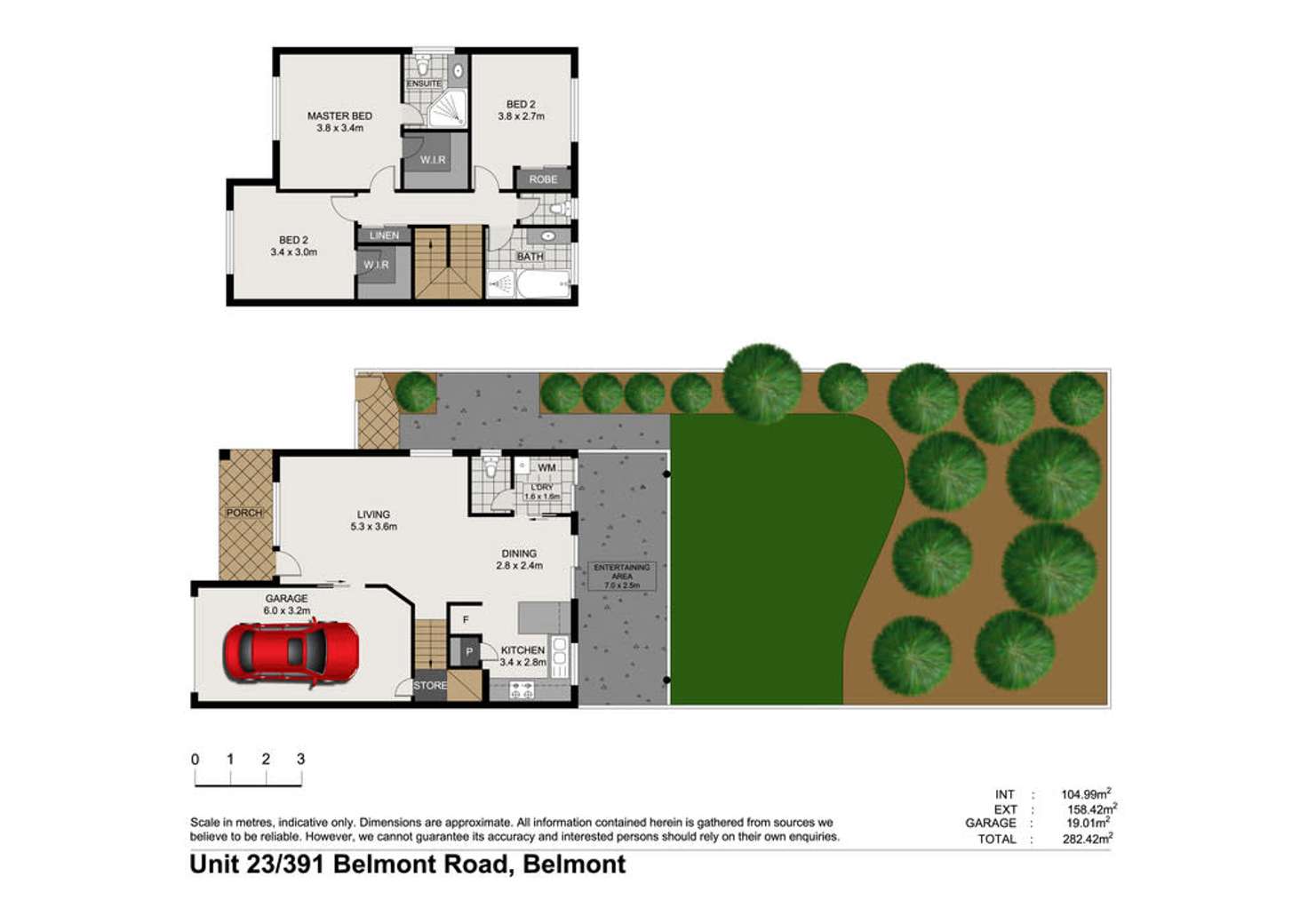Floorplan of Homely house listing, 23 / 391 BELMONT ROAD, Belmont QLD 4153