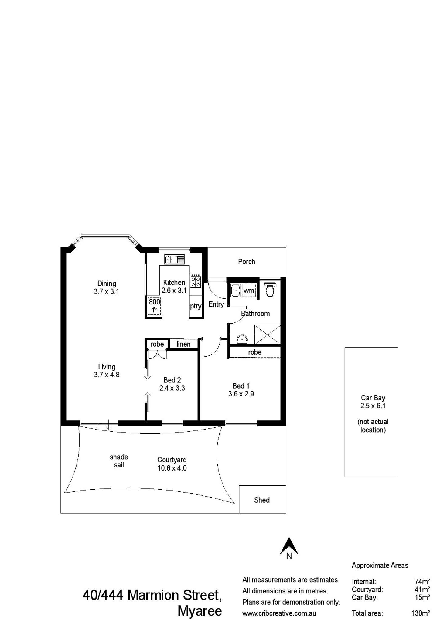 Floorplan of Homely house listing, 40/444 Marmion Street, Myaree WA 6154