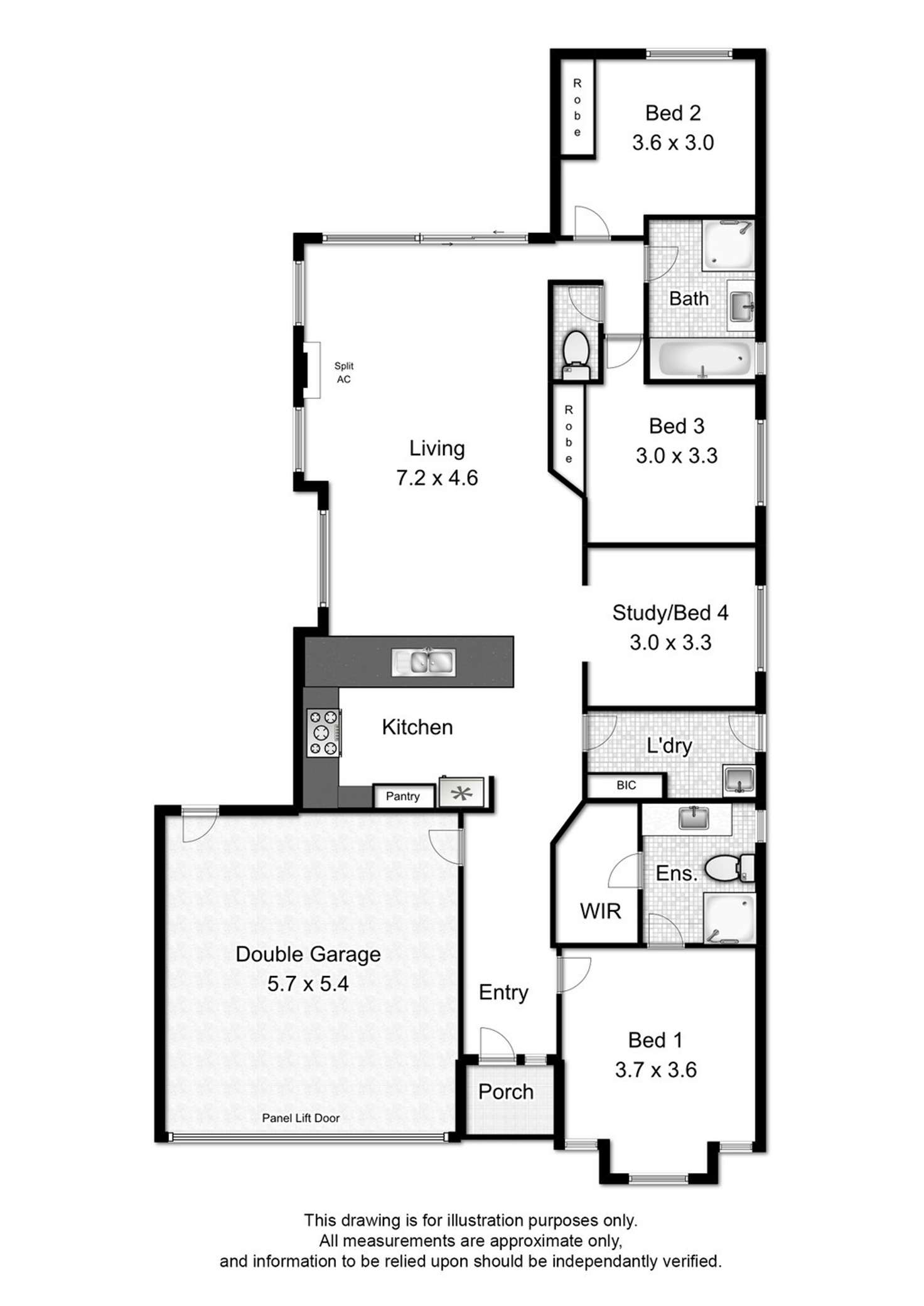 Floorplan of Homely house listing, 25 Kinross Avenue, Burton SA 5110