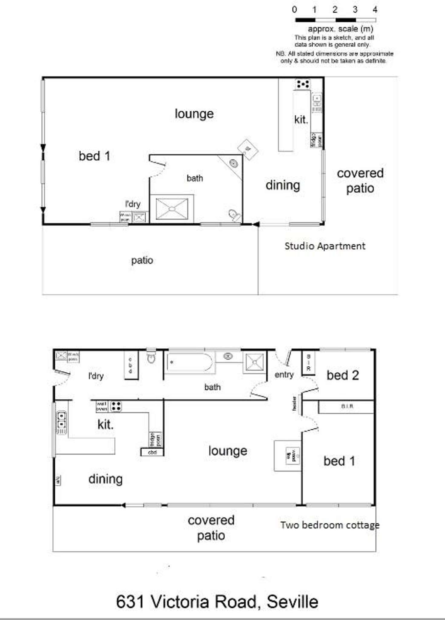 Floorplan of Homely house listing, 631 Victoria Road, Seville VIC 3139