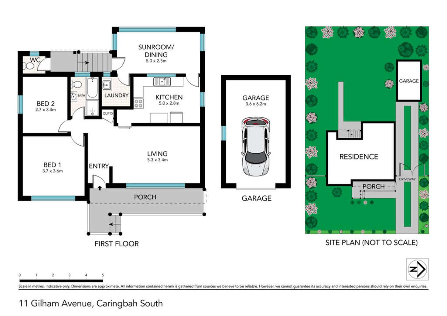 Floorplan of Homely house listing, 11 Gillham Avenue, Caringbah South NSW 2229