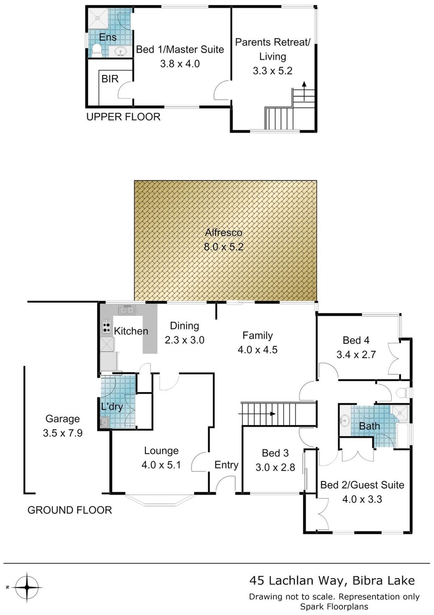Floorplan of Homely house listing, 45 Lachlan Way, Bibra Lake WA 6163