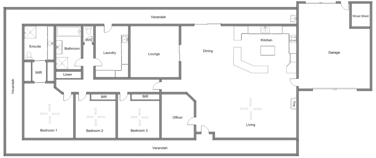 Floorplan of Homely house listing, 3 Hill Street, Bordertown SA 5268