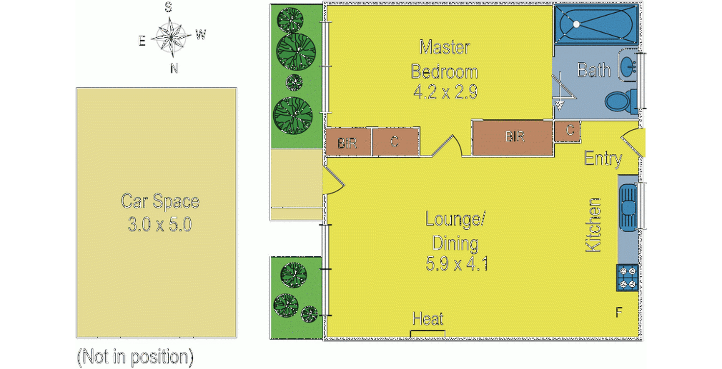 Floorplan of Homely villa listing, 4/16 Vanberg Road, Essendon VIC 3040