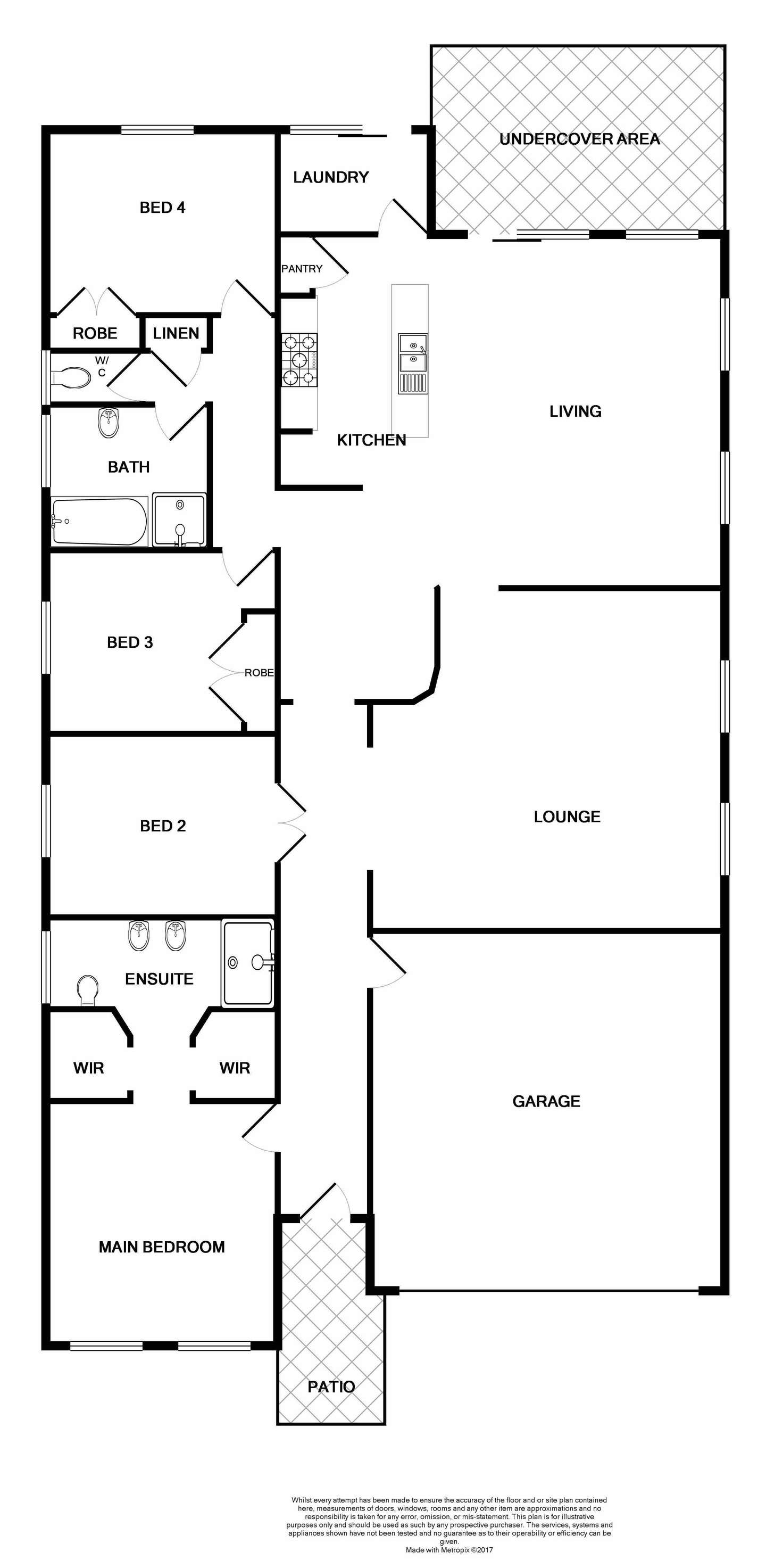Floorplan of Homely house listing, 41 McKeachie Dr, Aberglasslyn NSW 2320
