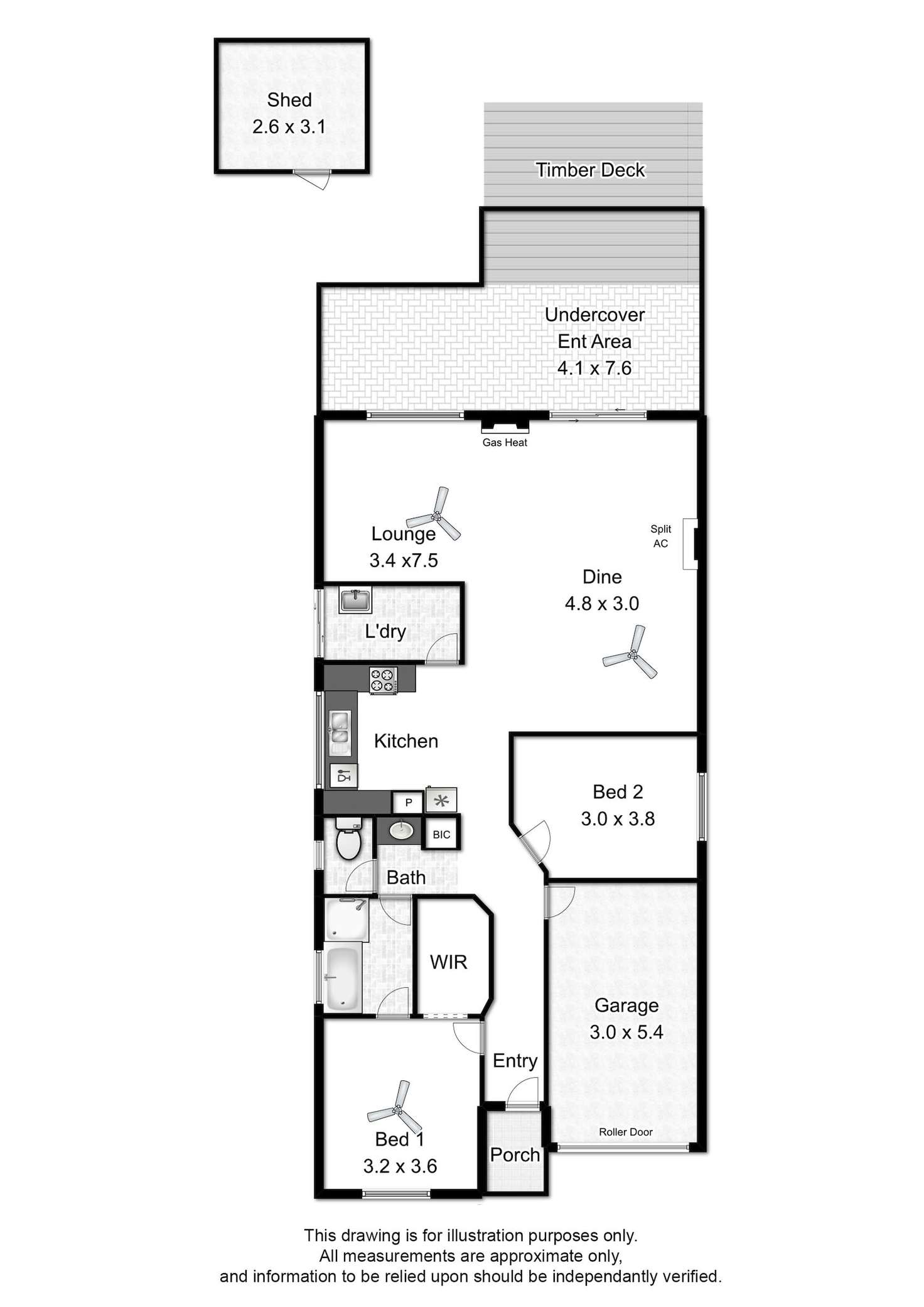 Floorplan of Homely house listing, 9 Kimber Street, Aldinga Beach SA 5173