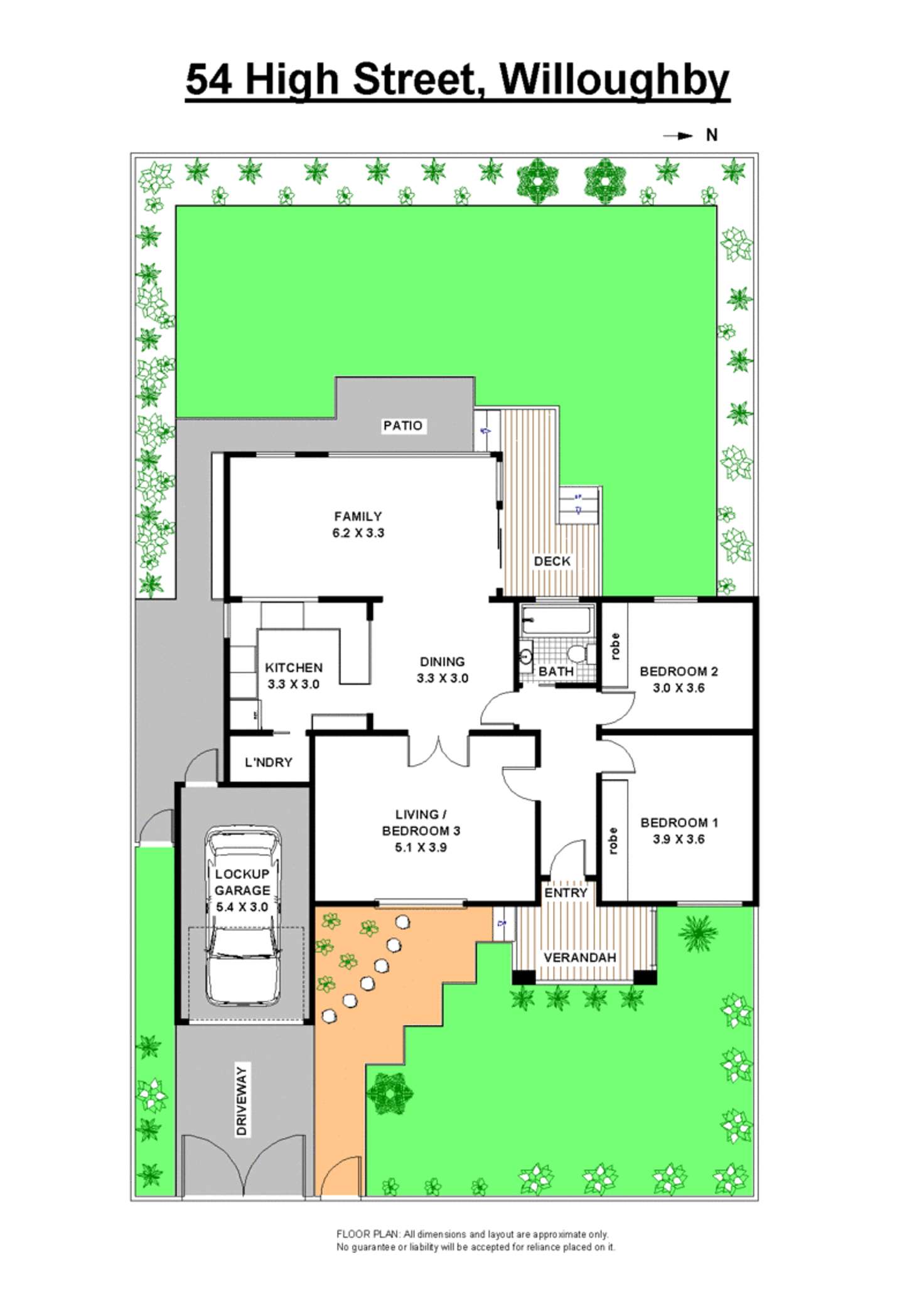 Floorplan of Homely house listing, 54 High St, Willoughby NSW 2068