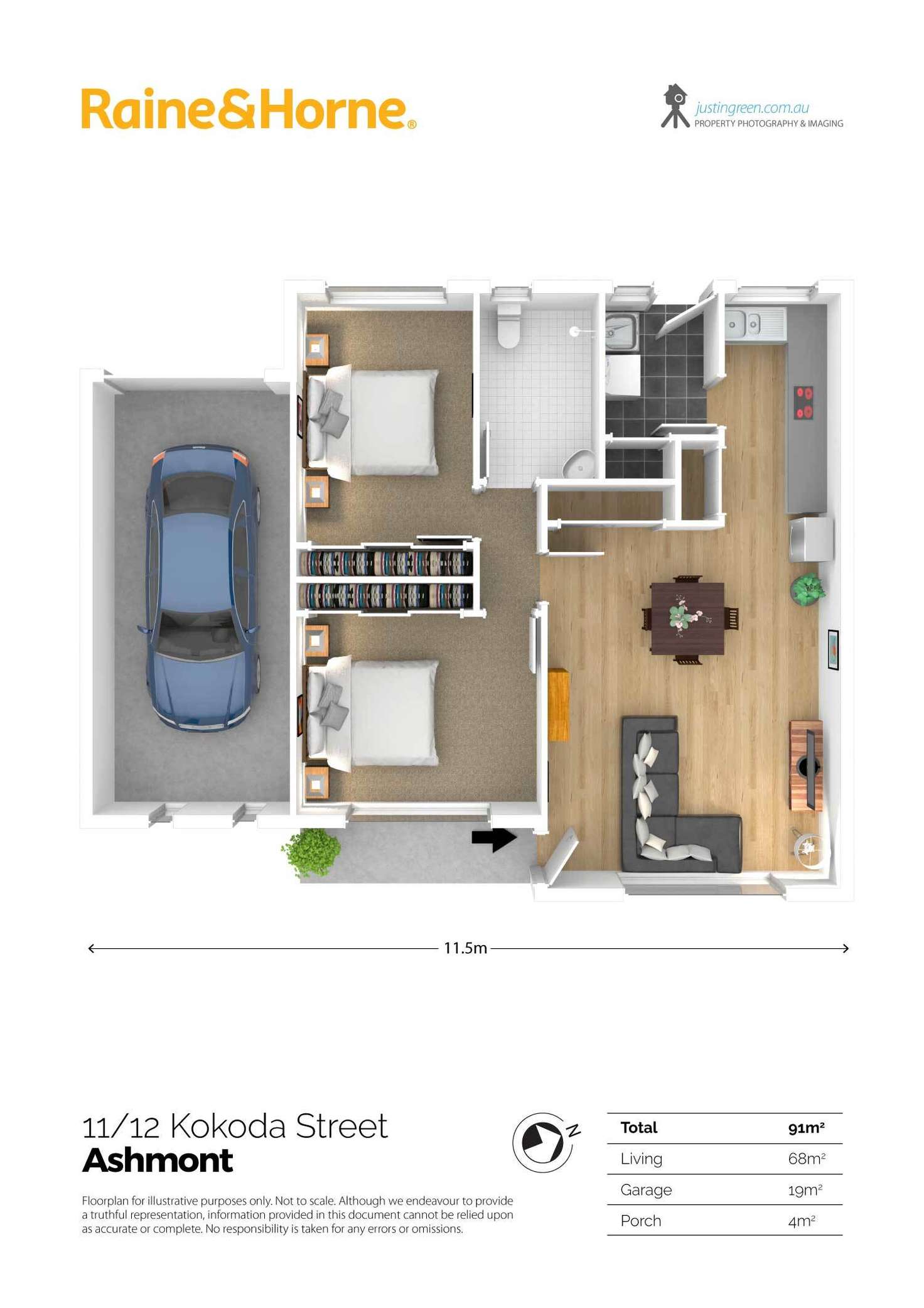 Floorplan of Homely house listing, 11/12 Kokoda Street, Ashmont NSW 2650