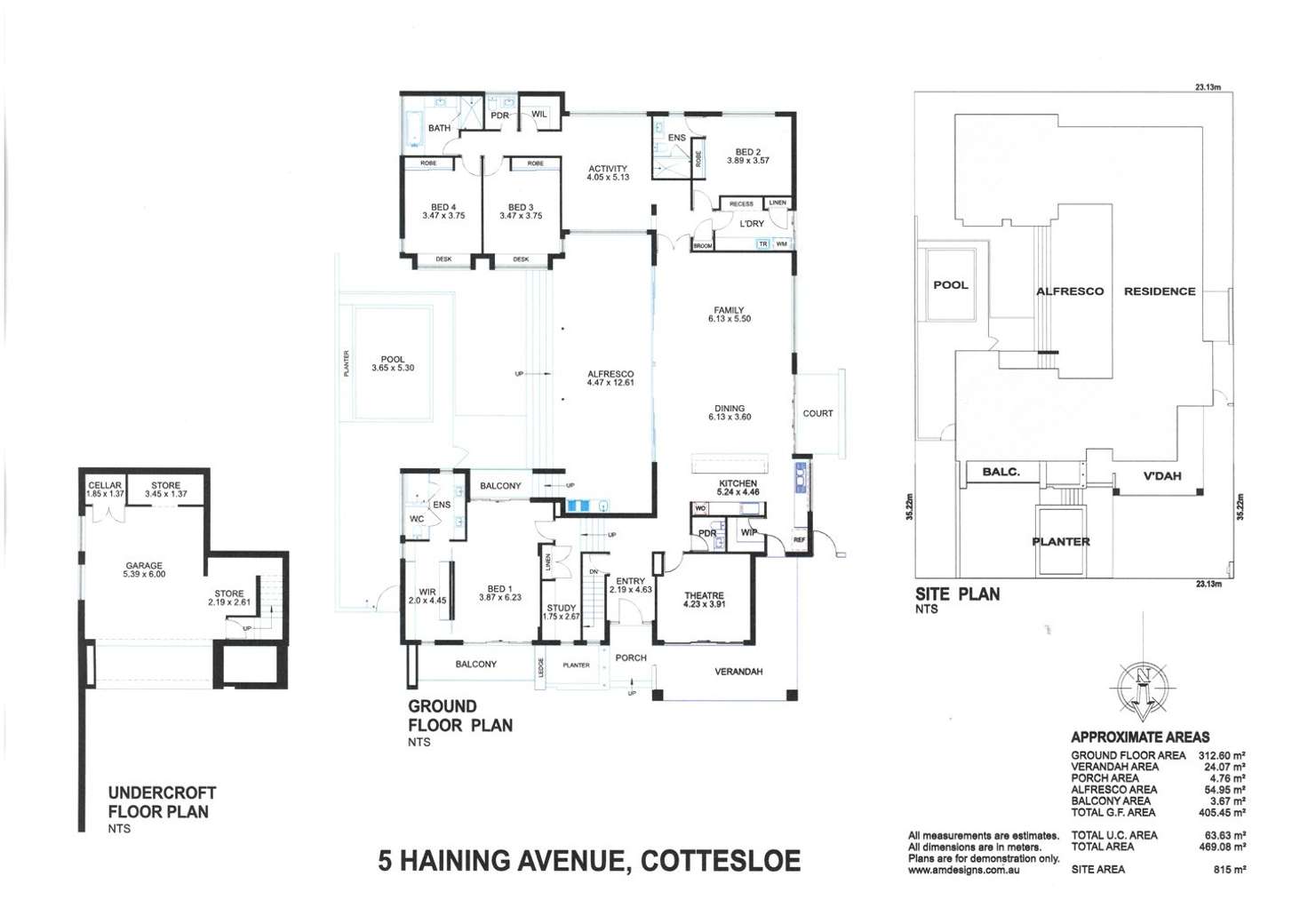 Floorplan of Homely house listing, 5 Haining Avenue, Cottesloe WA 6011