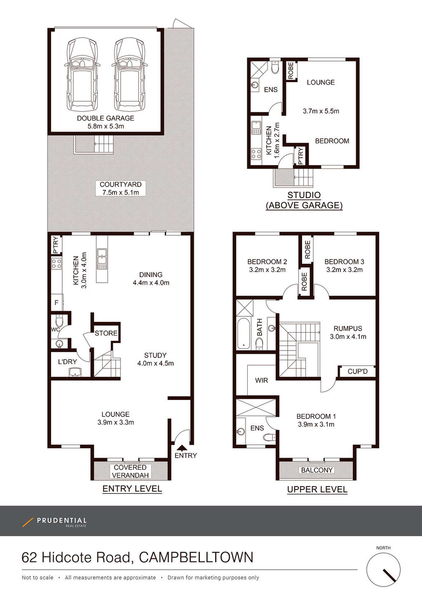 Floorplan of Homely house listing, 62 Hidcote Road, Campbelltown NSW 2560