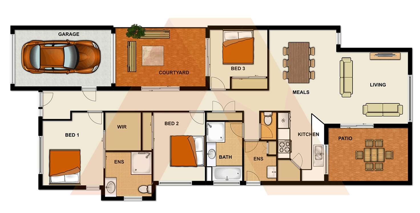 Floorplan of Homely house listing, 18 Huon Place, Forest Lake QLD 4078