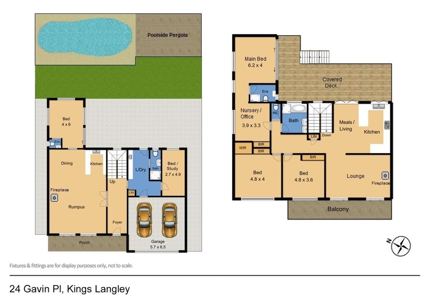 Floorplan of Homely house listing, 24 Gavin Place, Kings Langley NSW 2147