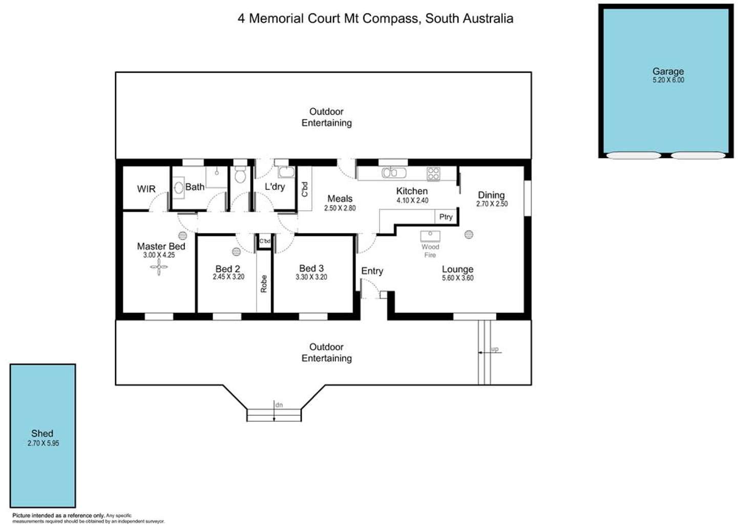 Floorplan of Homely house listing, 4 Memorial Court, Mount Compass SA 5210