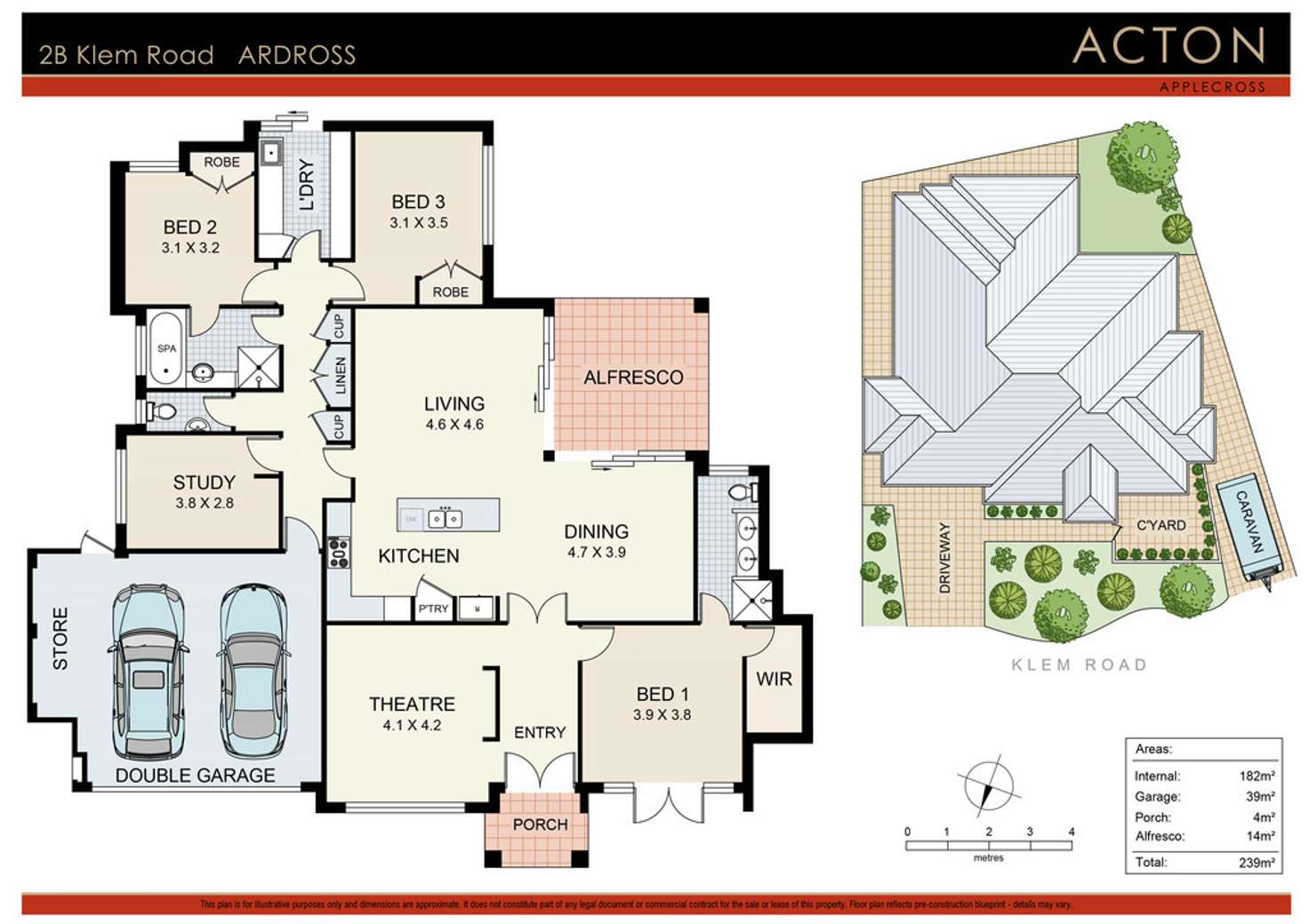 Floorplan of Homely house listing, 2B Klem Road, Ardross WA 6153