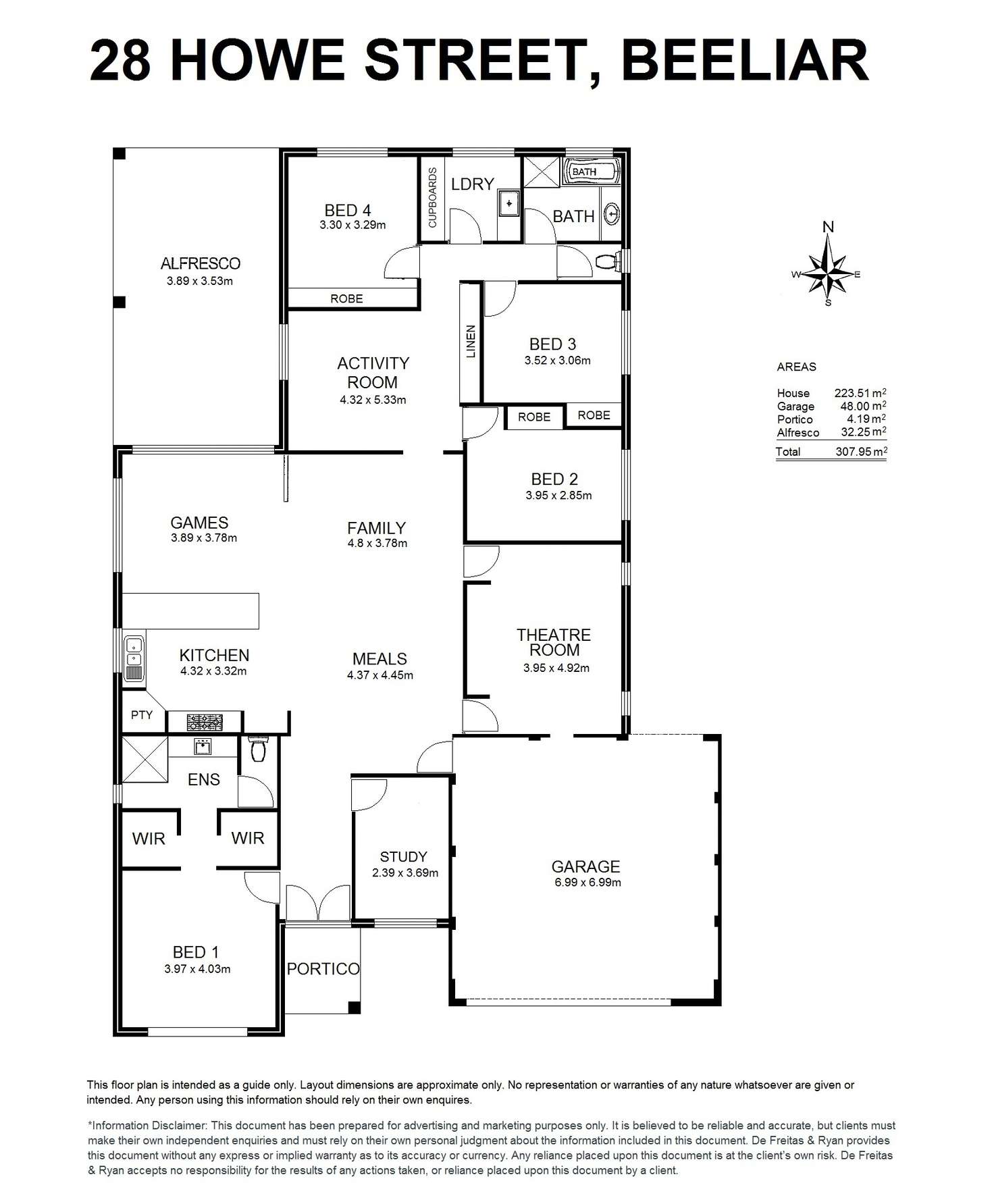 Floorplan of Homely house listing, 28 Howe Street, Beeliar WA 6164