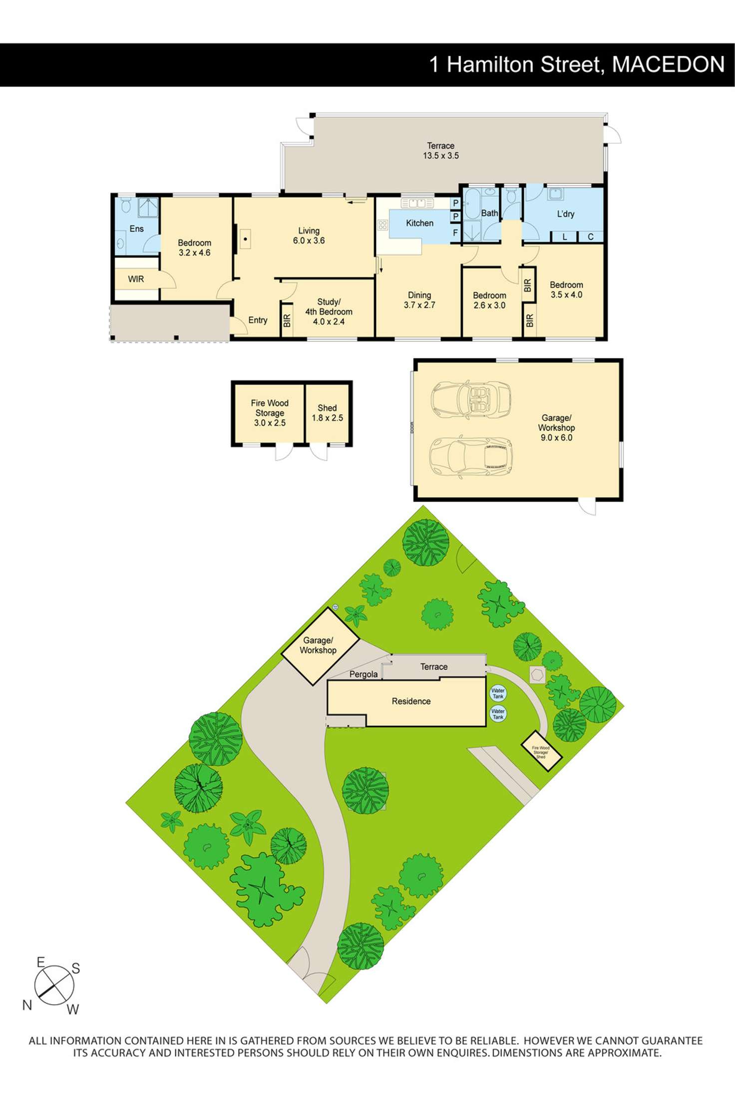 Floorplan of Homely house listing, 1 Hamilton Street, Macedon VIC 3440
