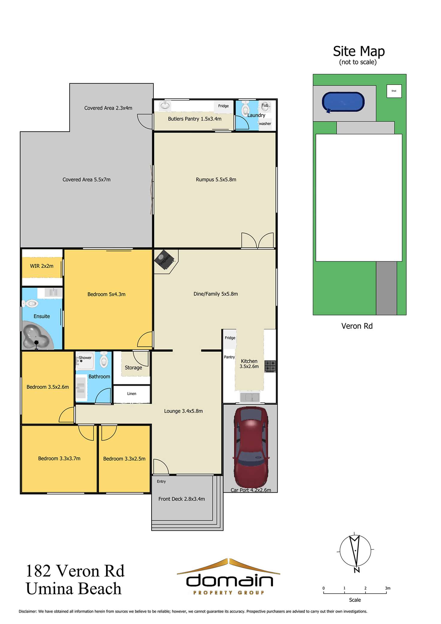 Floorplan of Homely house listing, 182 Veron Road, Umina Beach NSW 2257