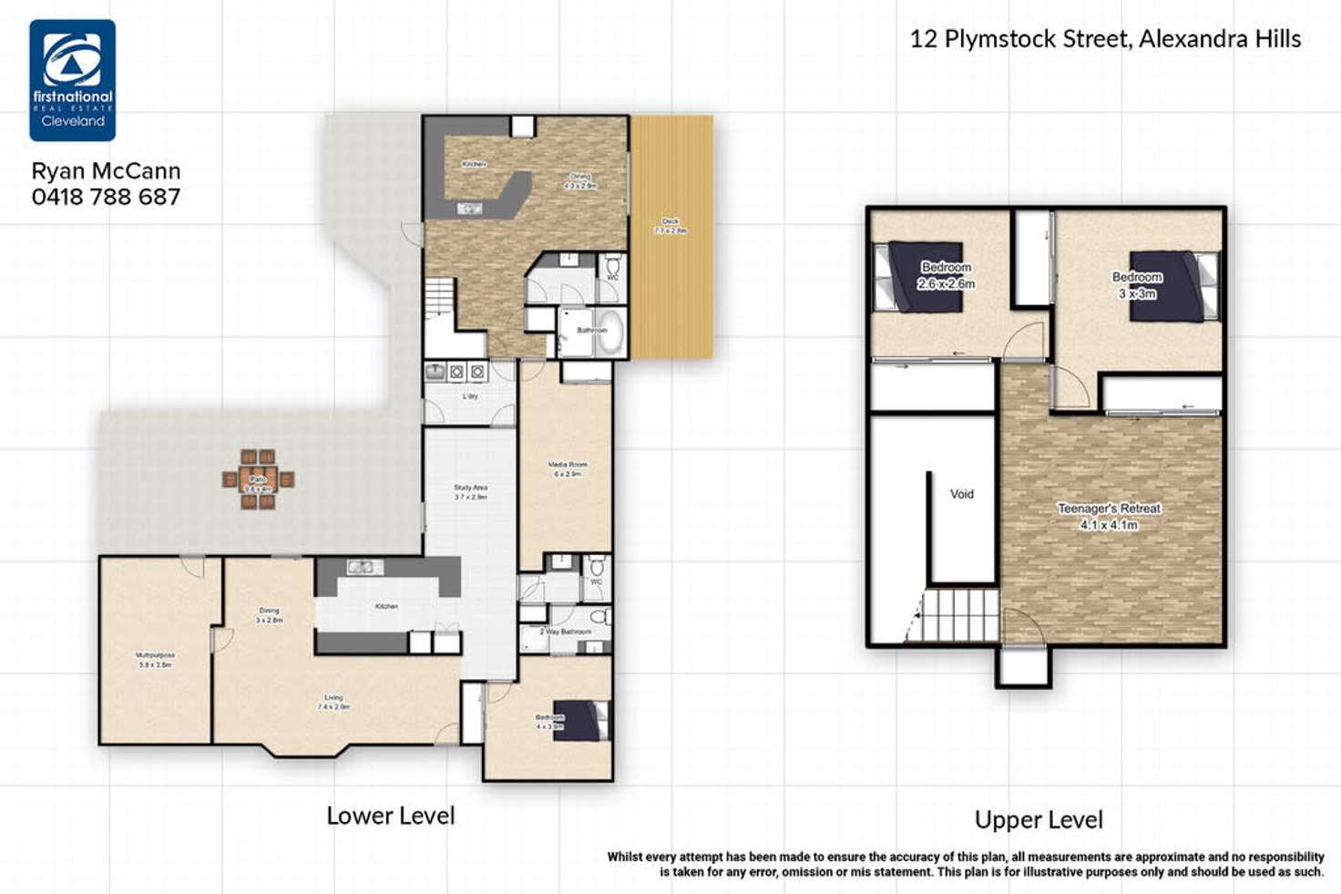 Floorplan of Homely house listing, 12 Plymstock Street, Alexandra Hills QLD 4161