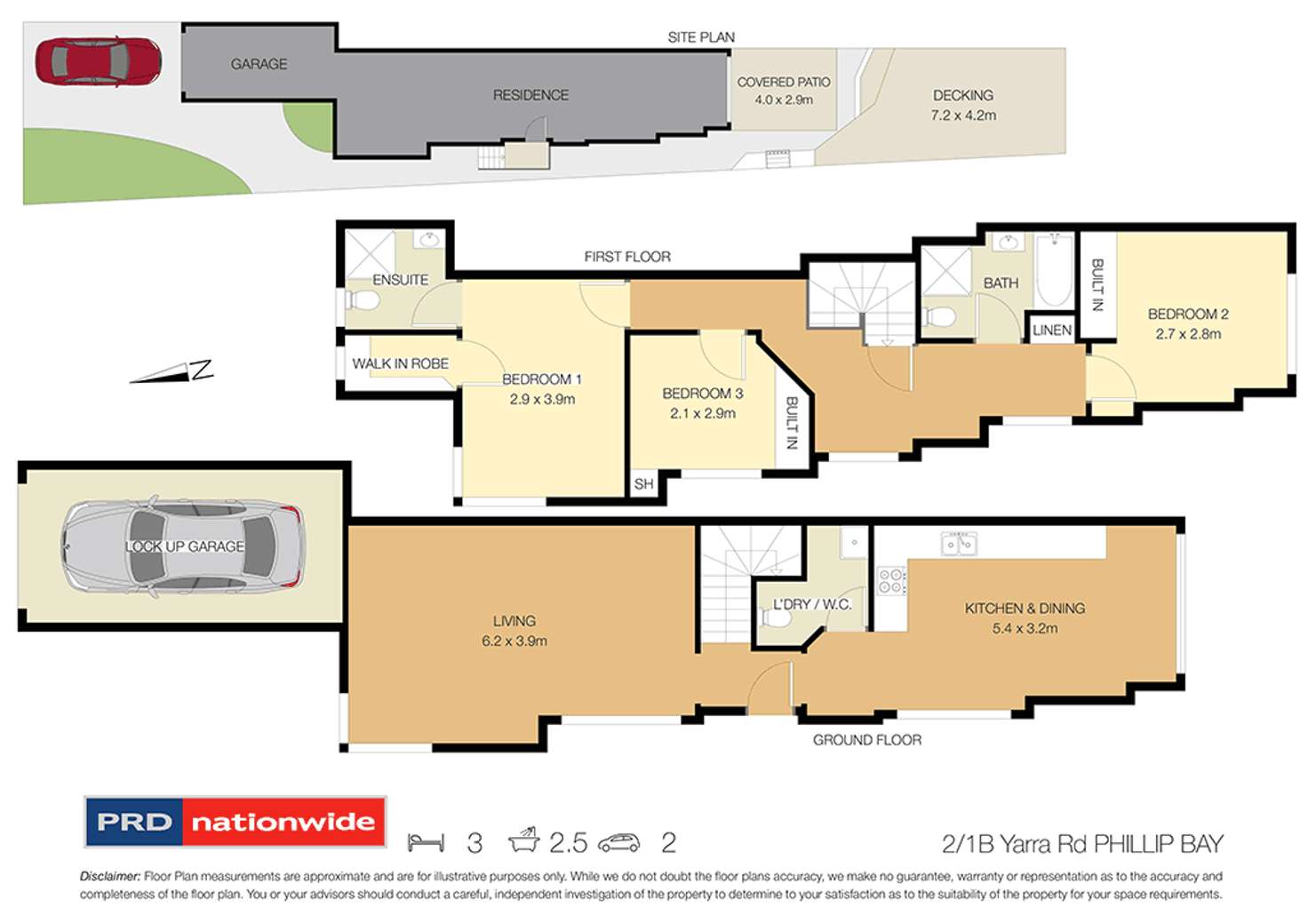 Floorplan of Homely semiDetached listing, 2/1b Yarra Road, Phillip Bay NSW 2036