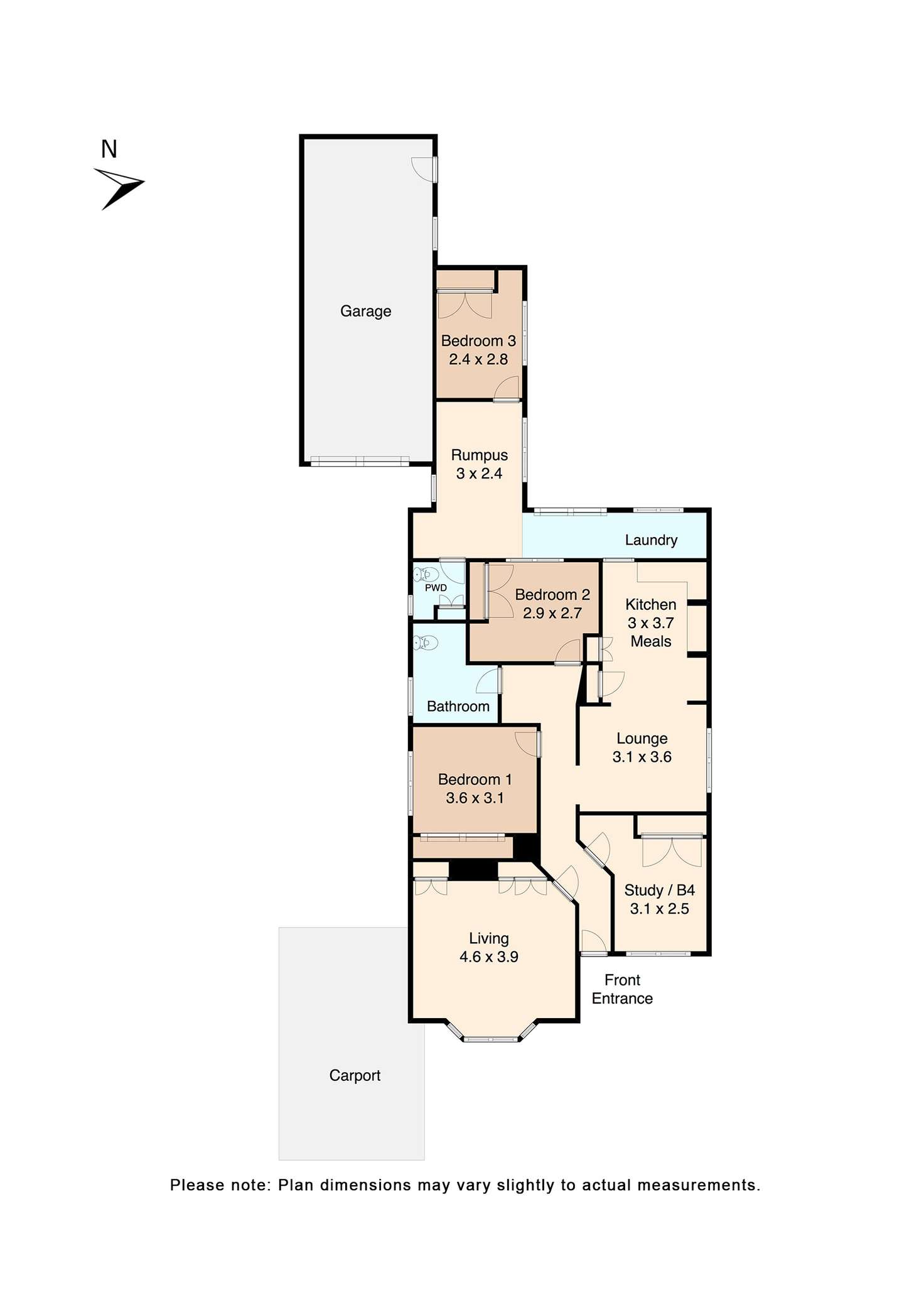Floorplan of Homely house listing, 306A Errard Street South, Ballarat Central VIC 3350