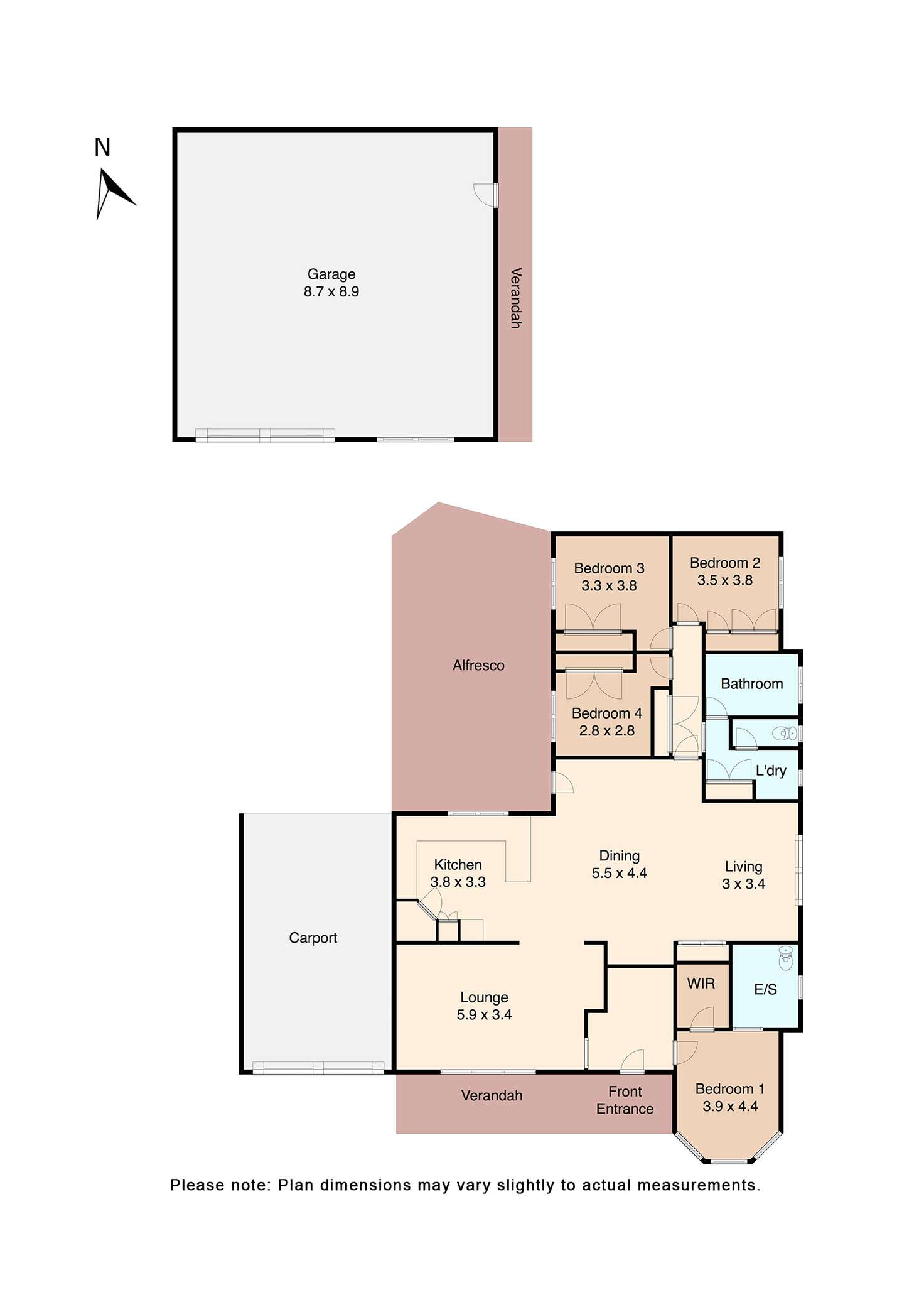 Floorplan of Homely house listing, 41 Sweeney Street, Black Hill VIC 3350