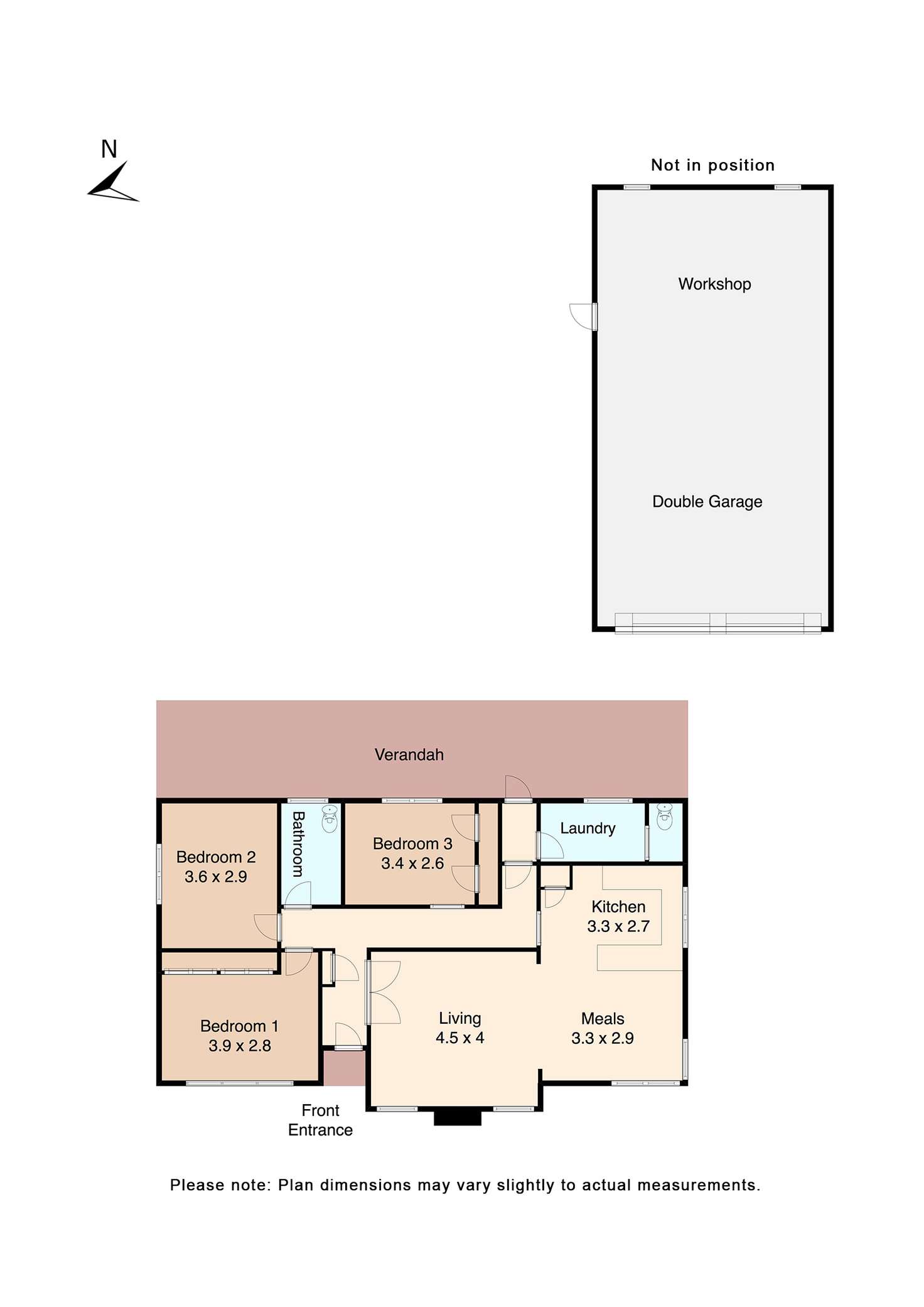 Floorplan of Homely house listing, Lot 2, 29 Olinda Street, Beaufort VIC 3373