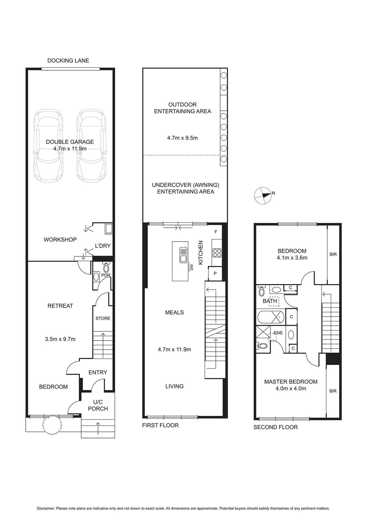 Floorplan of Homely house listing, 3 Foundry Way, Docklands VIC 3008