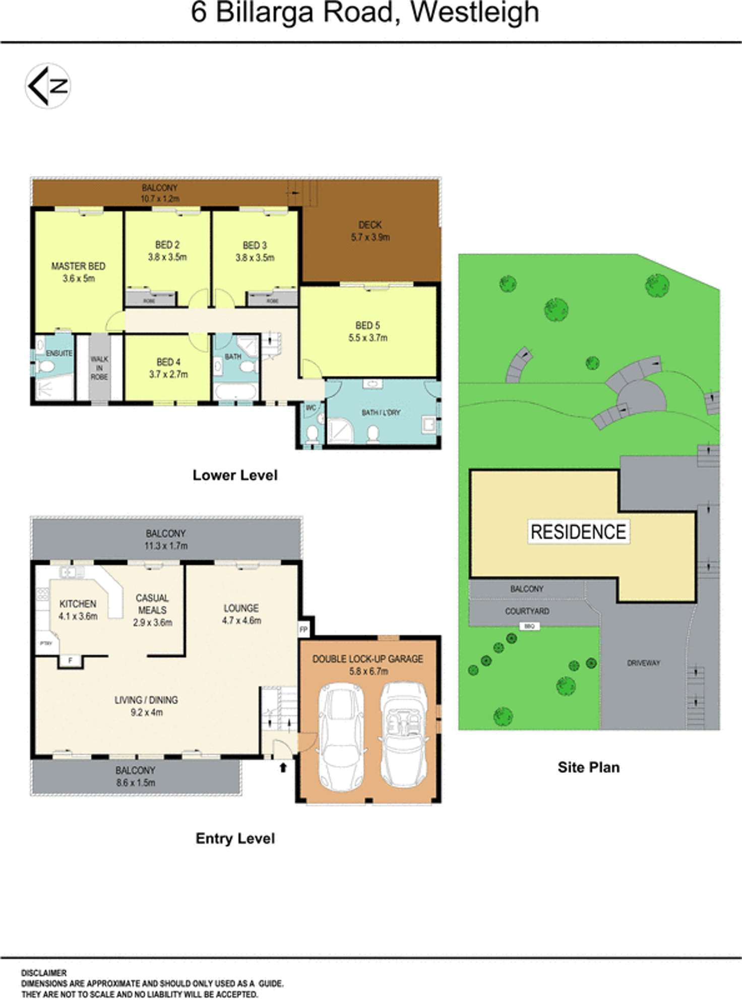 Floorplan of Homely house listing, 6 Billarga Road, Westleigh NSW 2120