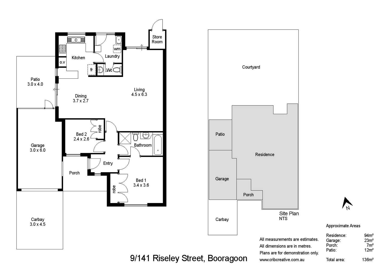 Floorplan of Homely house listing, 9/141 Riseley Street, Booragoon WA 6154