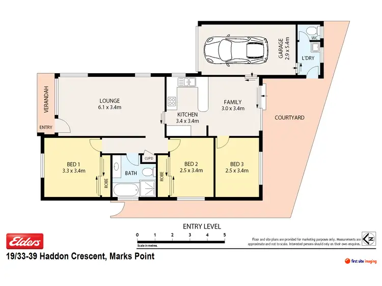 Floorplan of Homely villa listing, Unit 19/33-39 Haddon Crescent, Marks Point NSW 2280