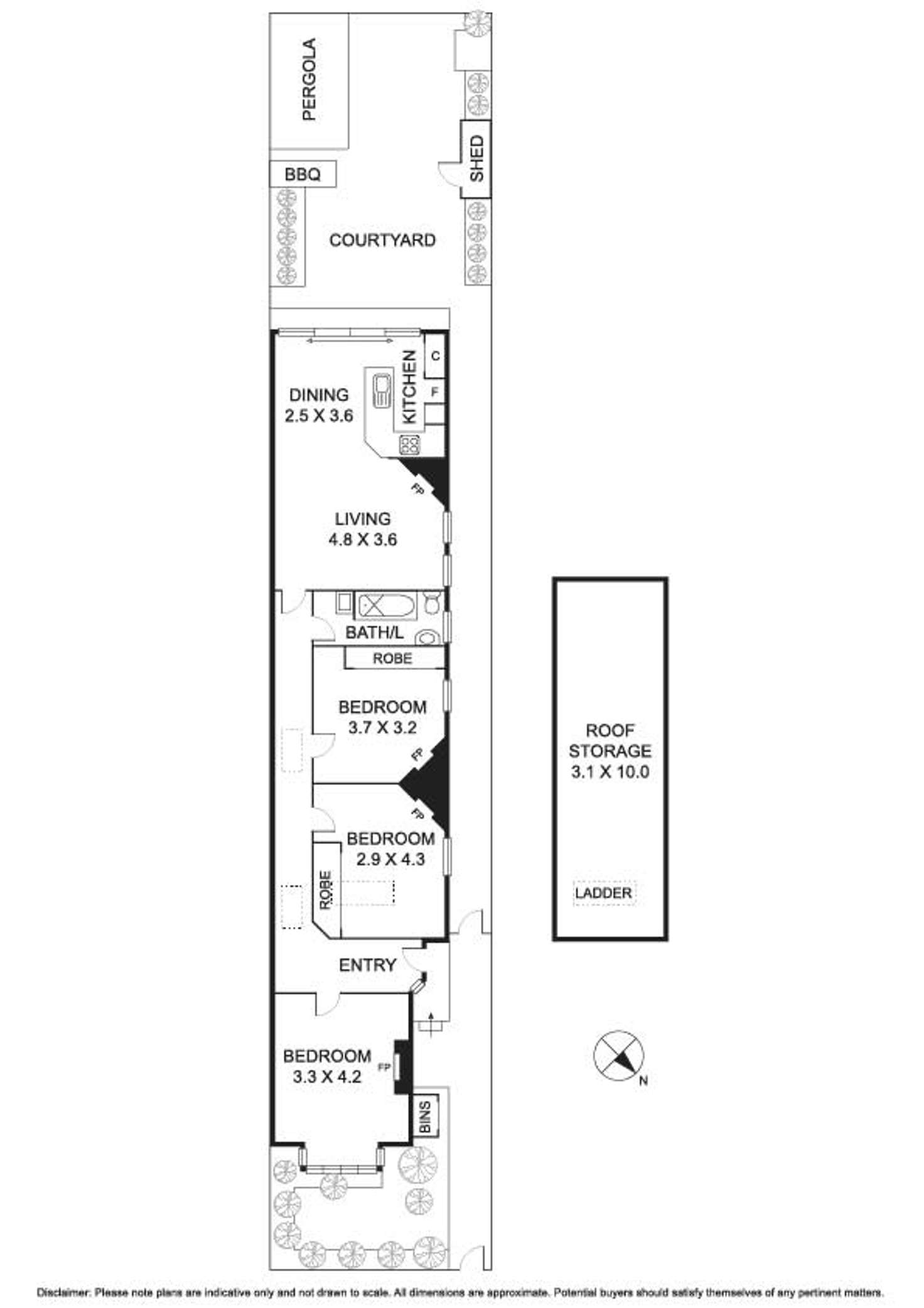 Floorplan of Homely house listing, 188 Danks Street, Albert Park VIC 3206