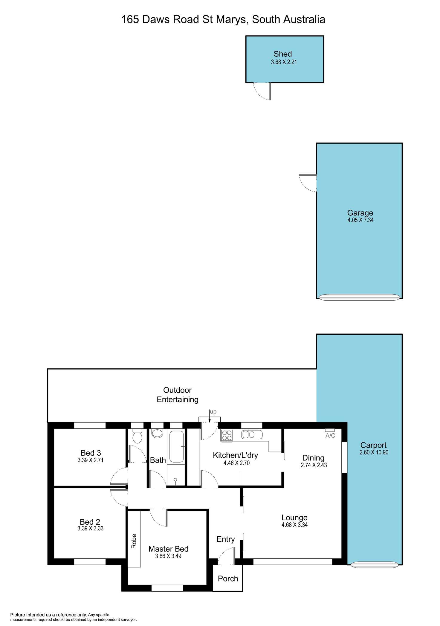 Floorplan of Homely house listing, 165 Daws Road, St Marys SA 5042