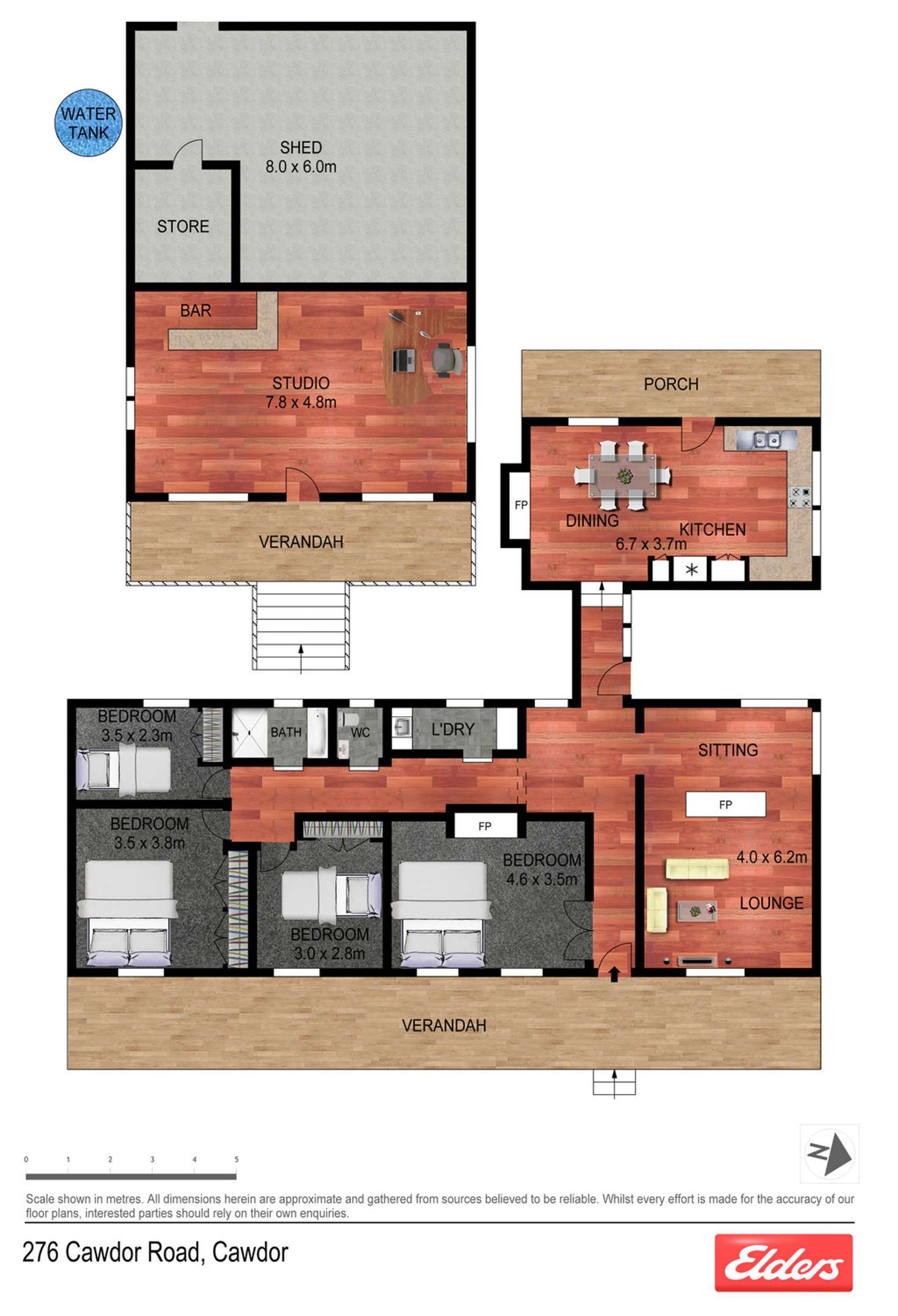 Floorplan of Homely house listing, 276 Cawdor Road, Cawdor NSW 2570