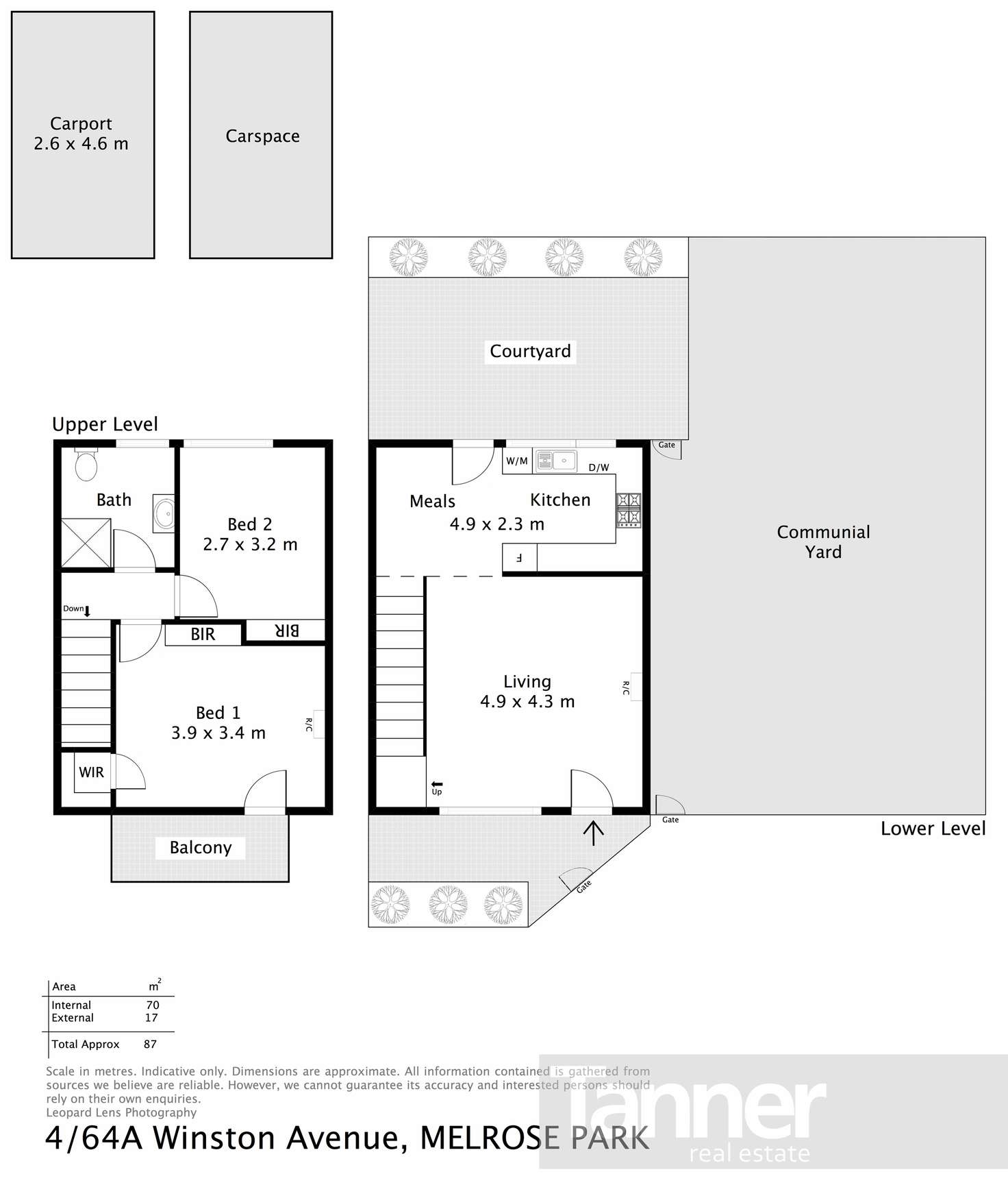 Floorplan of Homely unit listing, 4/64A Winston Avenue, Melrose Park SA 5039