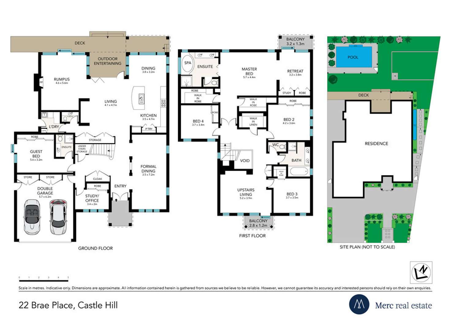 Floorplan of Homely house listing, 22 Brae Place, Castle Hill NSW 2154